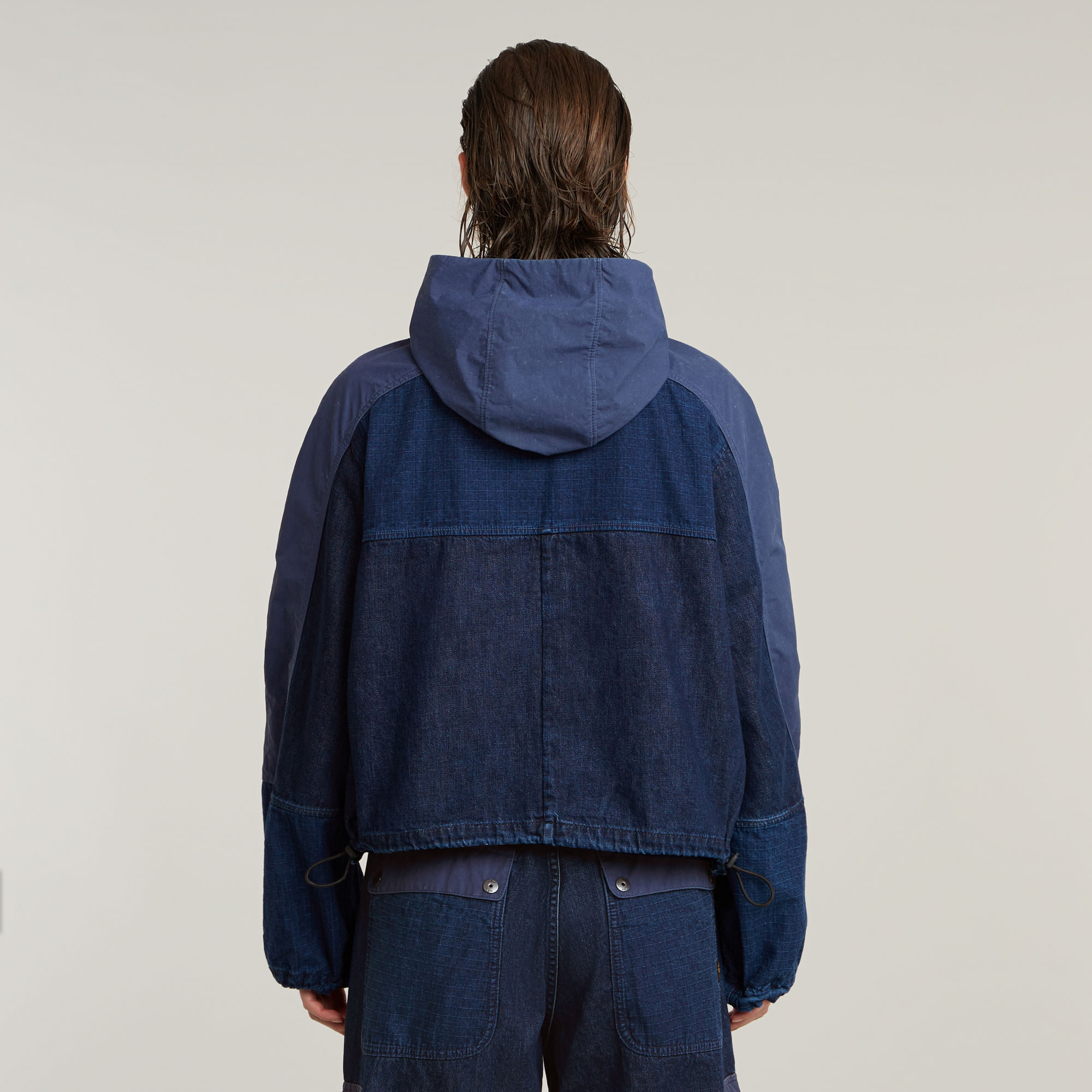 G-Star RAW Hooded Track Jack Donkerblauw Dames