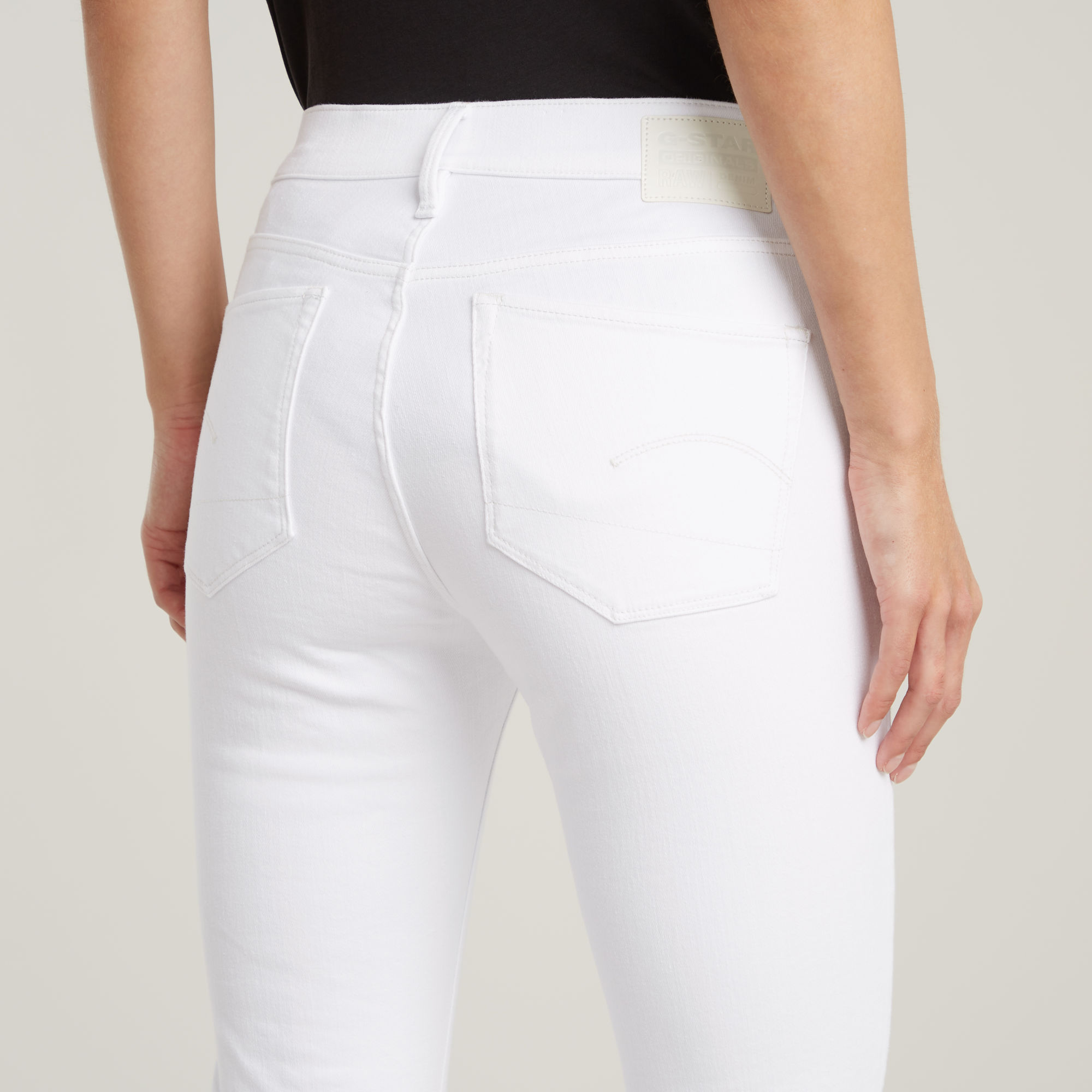 G-Star RAW 3301 Flare Jeans Wit Dames