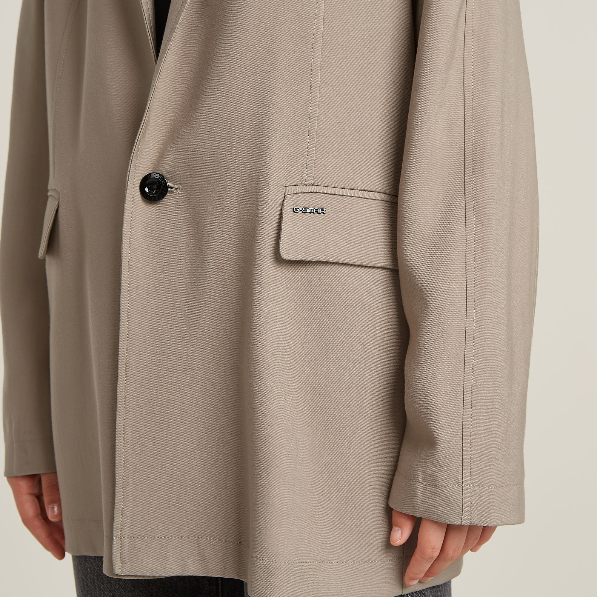 G-Star RAW Boyfriend Blazer Beige Dames