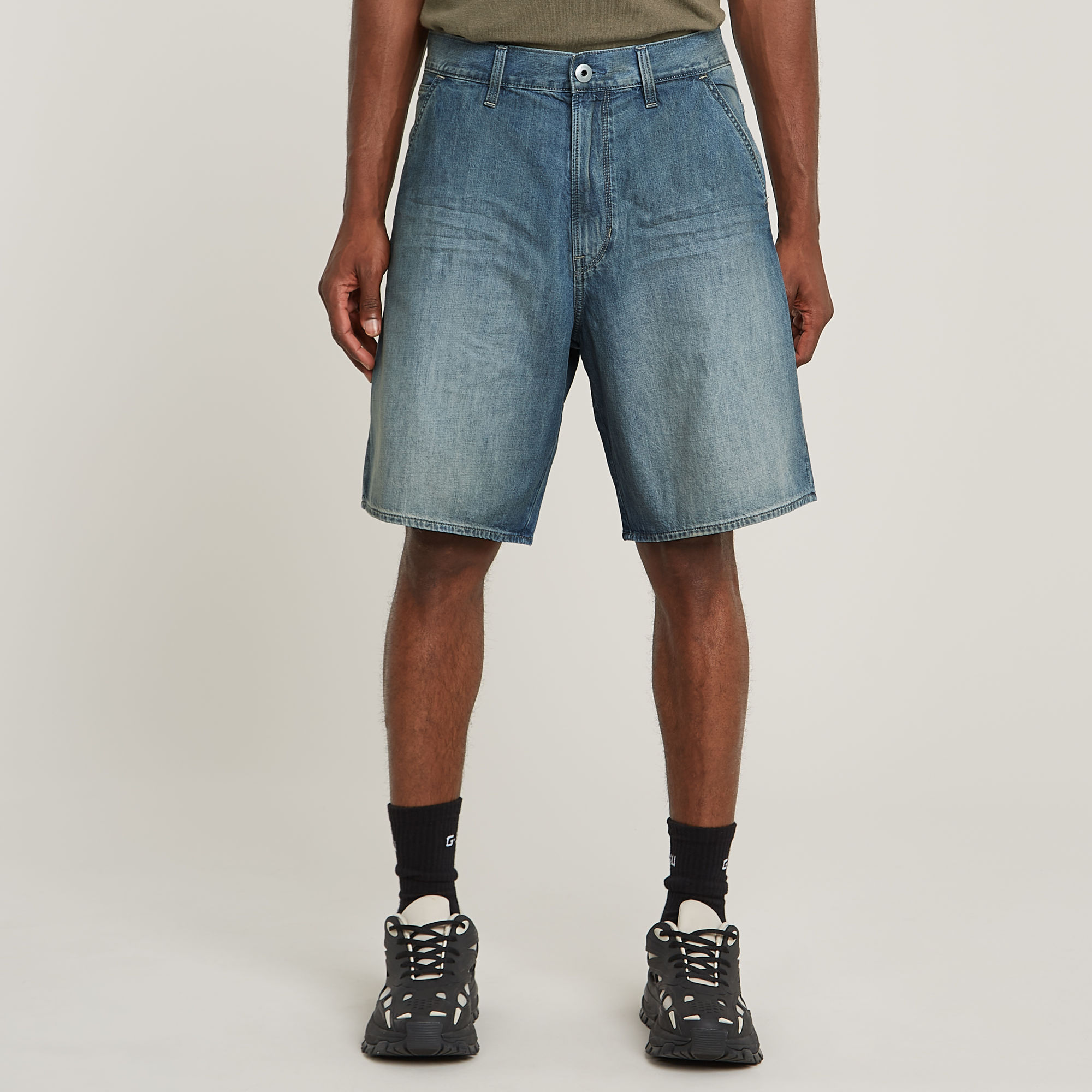 

Travail Relaxed Shorts - Medium blue - Men