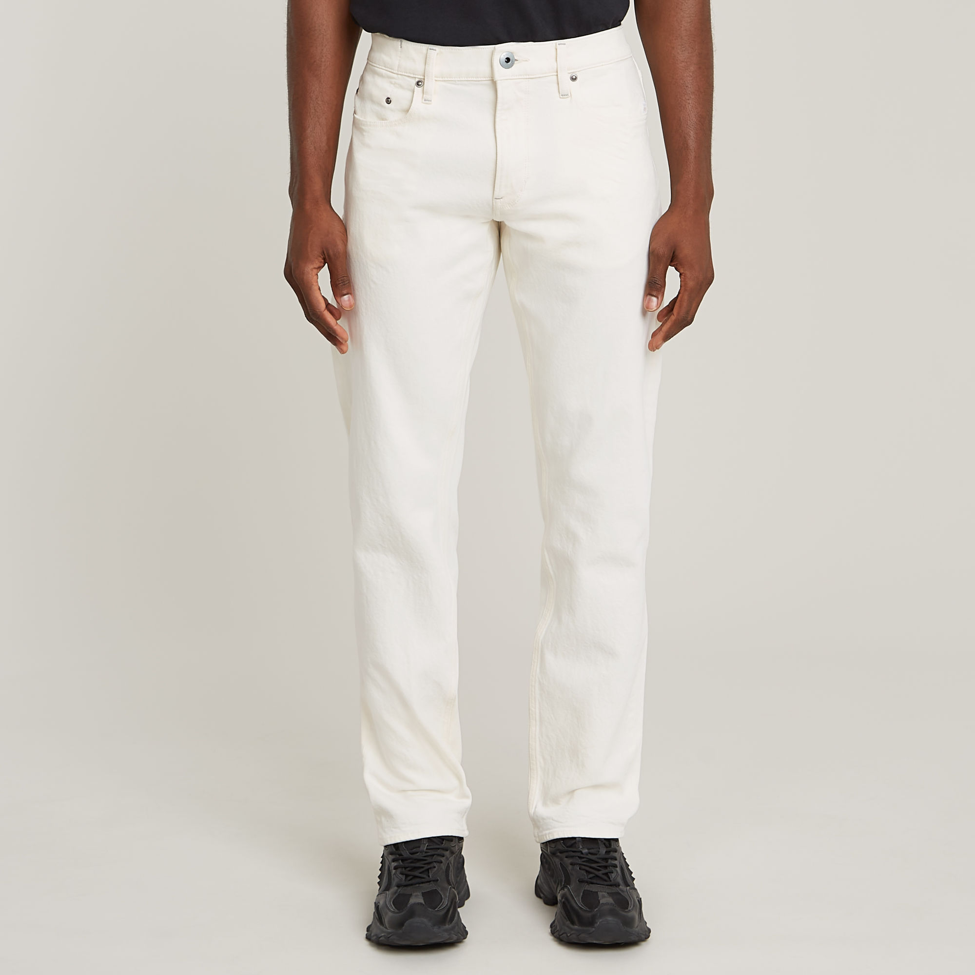 Mosa Straight Jeans - Beige - Herren