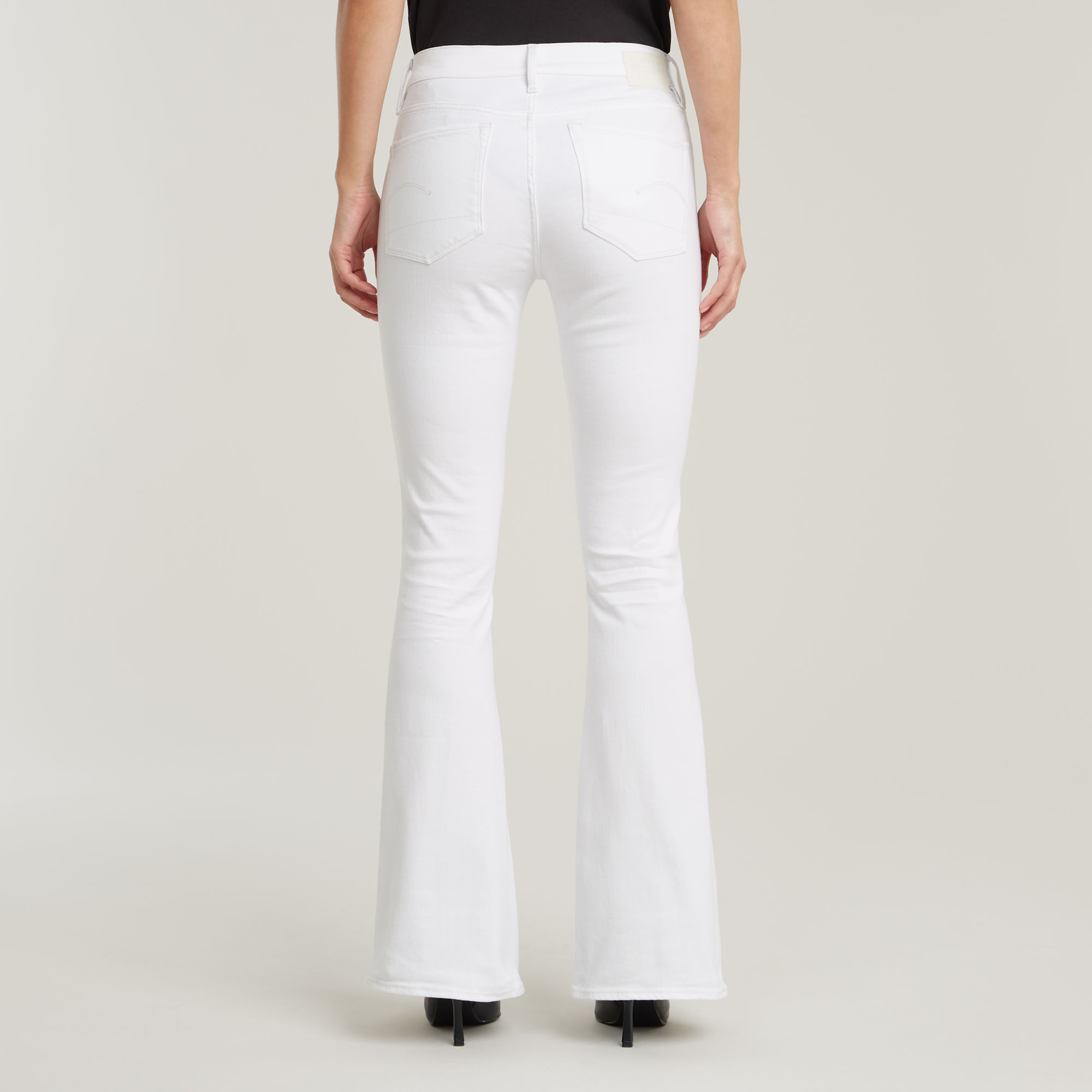 G-Star RAW 3301 Flare Jeans Wit Dames