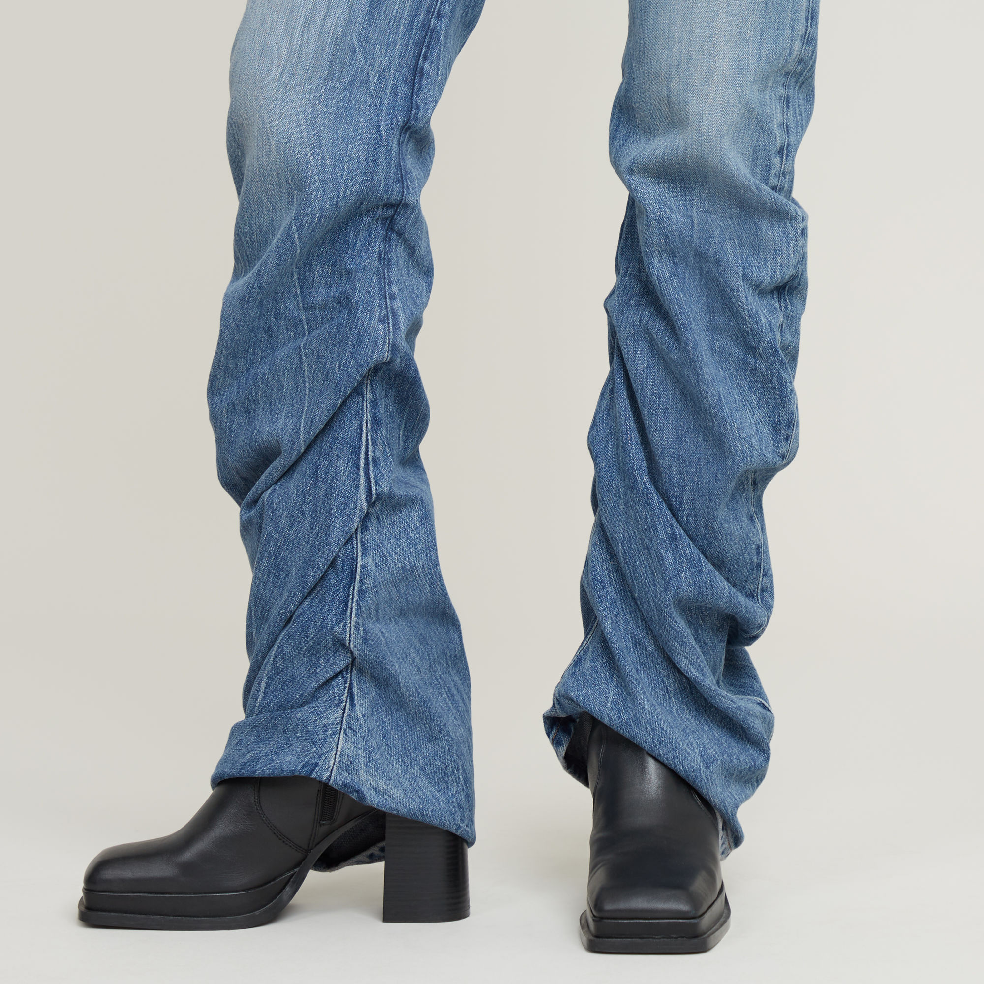 G-Star RAW G-Staq Low Bootcut Jeans Midden blauw Dames