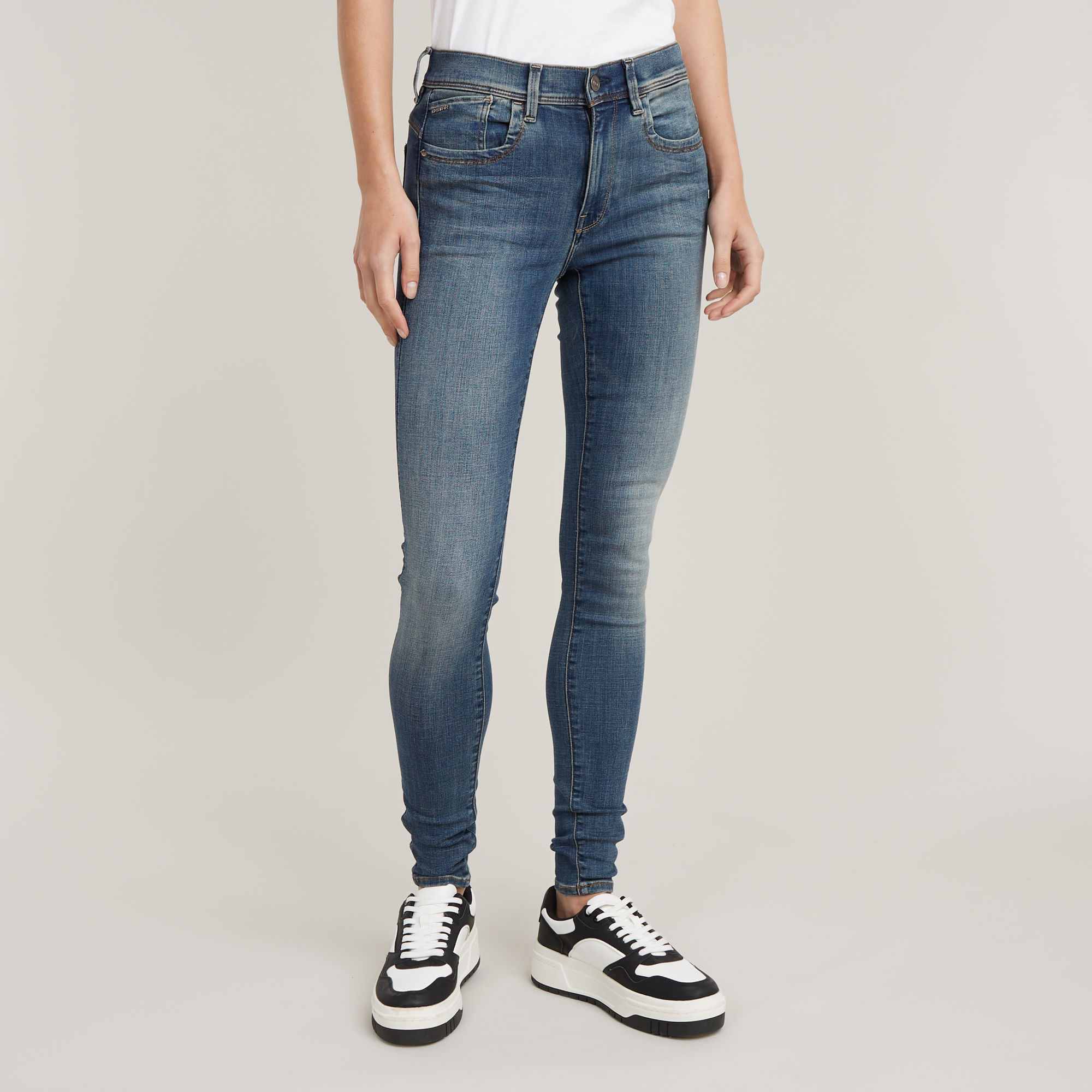 

Lhana Super Skinny Jeans - Mittelblau - Damen