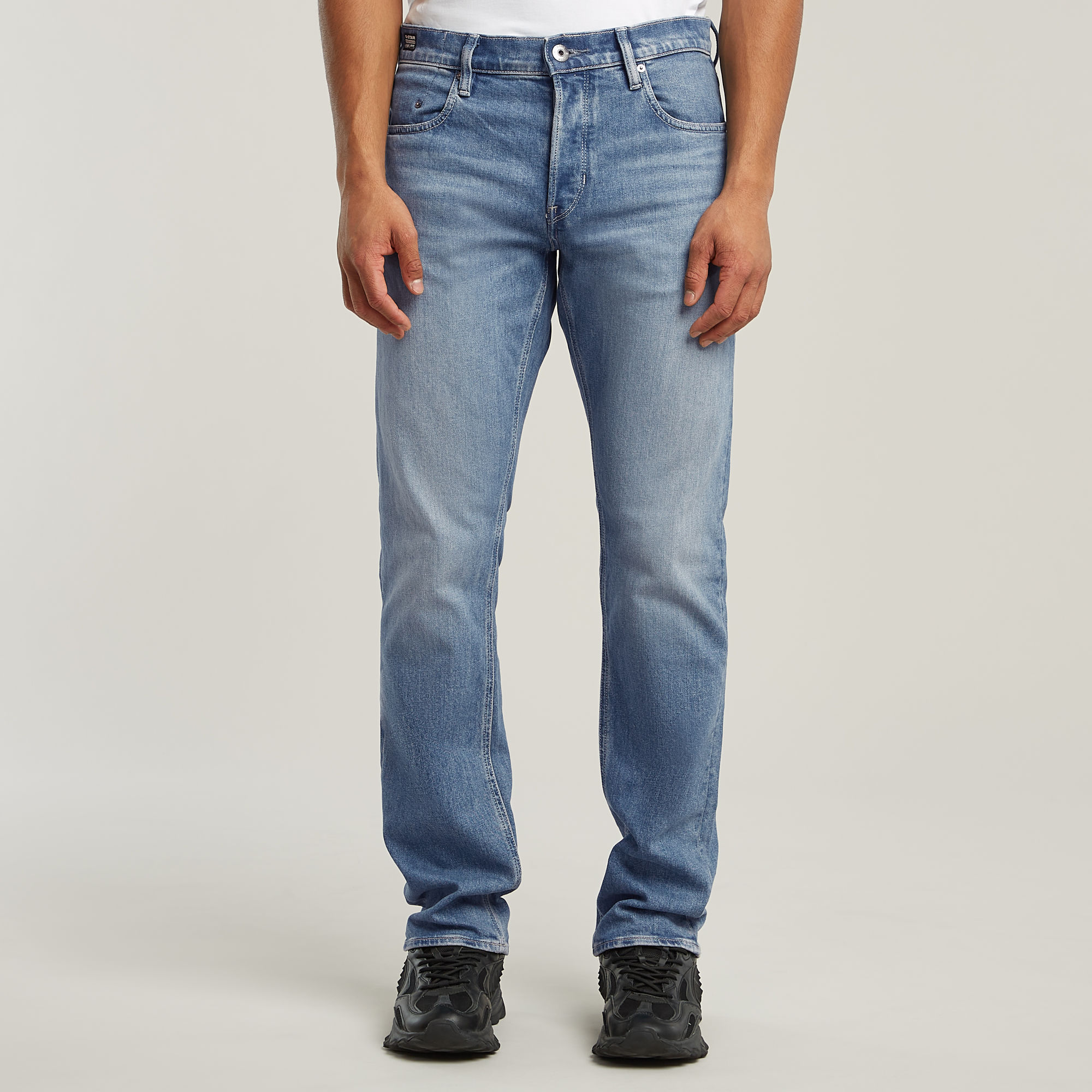 

Mosa Straight Jeans - Medium blue - Men