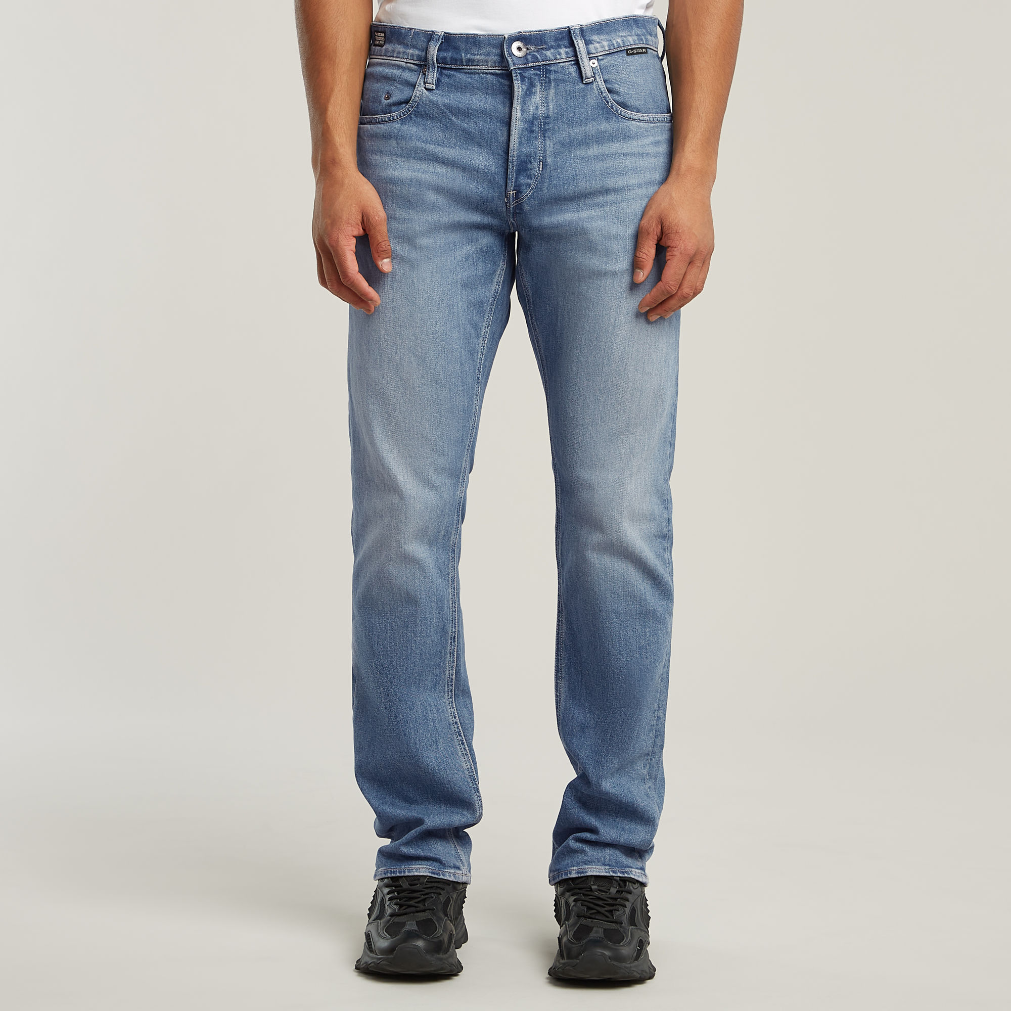 

Mosa Straight Jeans - Midden blauw - Heren
