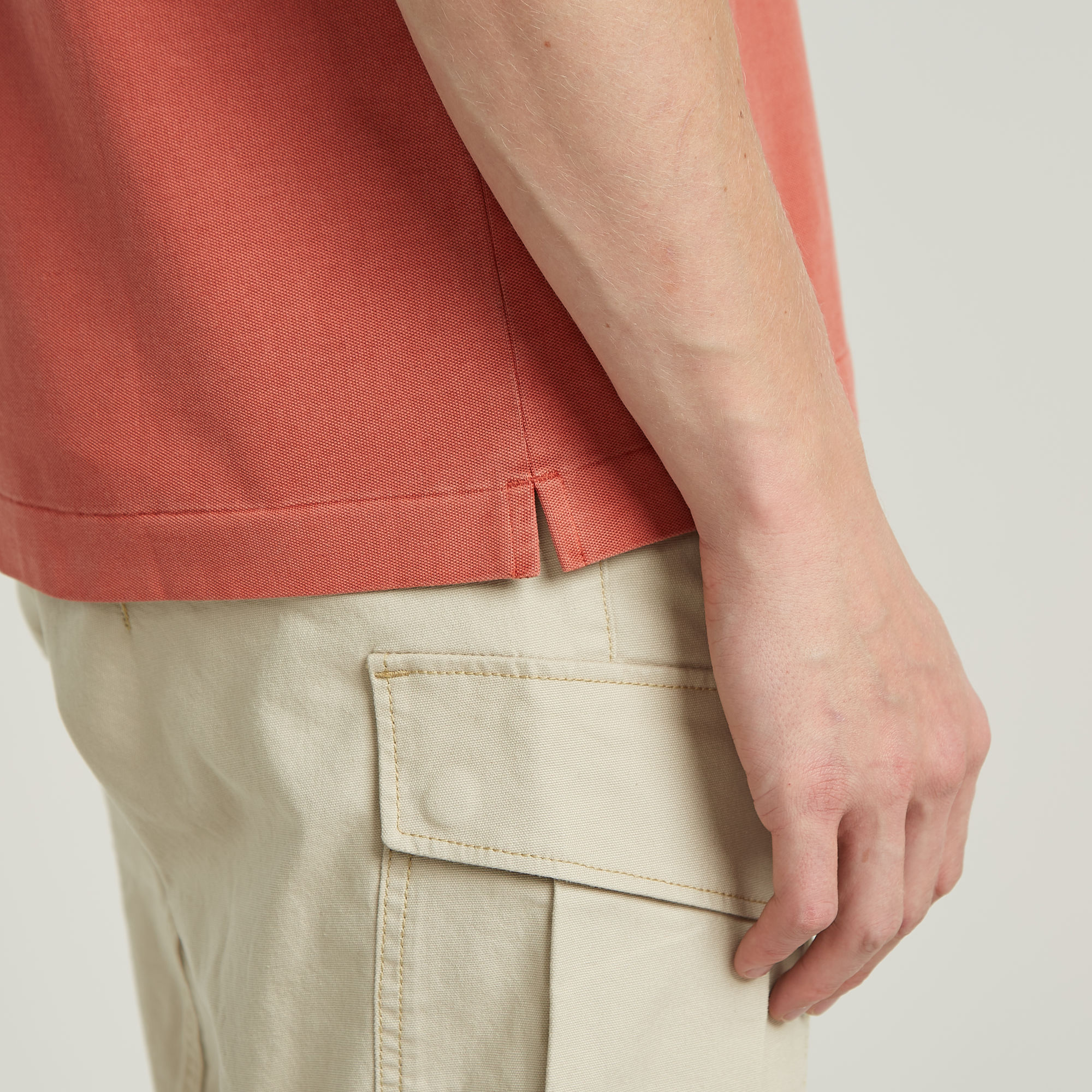 G-Star RAW Dunda Overdyed Slim Polo Rood Heren
