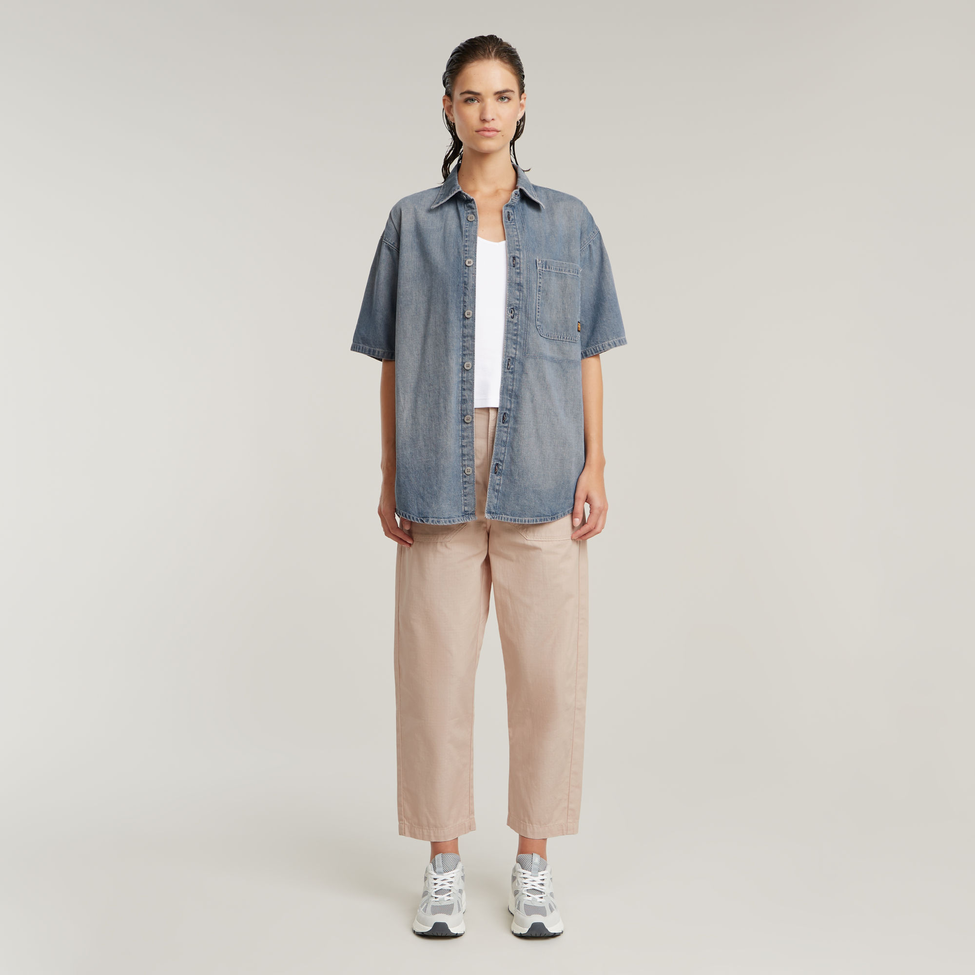 Thumbnail - Pilot Cropped Hose - Pink - Damen