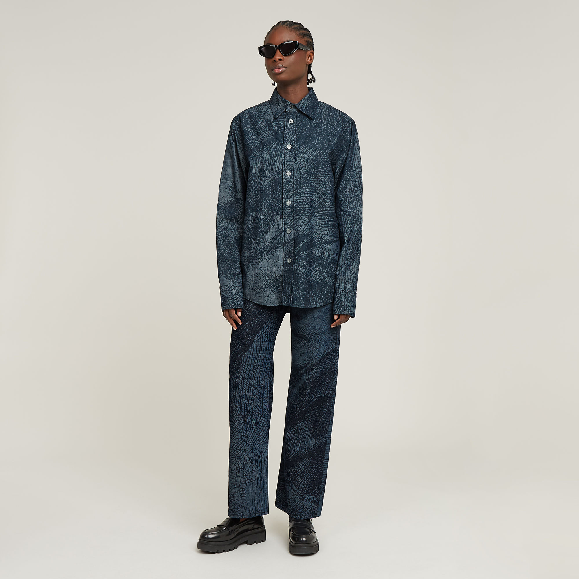 G-Star RAW Rembrandt Unisex Denim Shirt Meerkleurig Heren