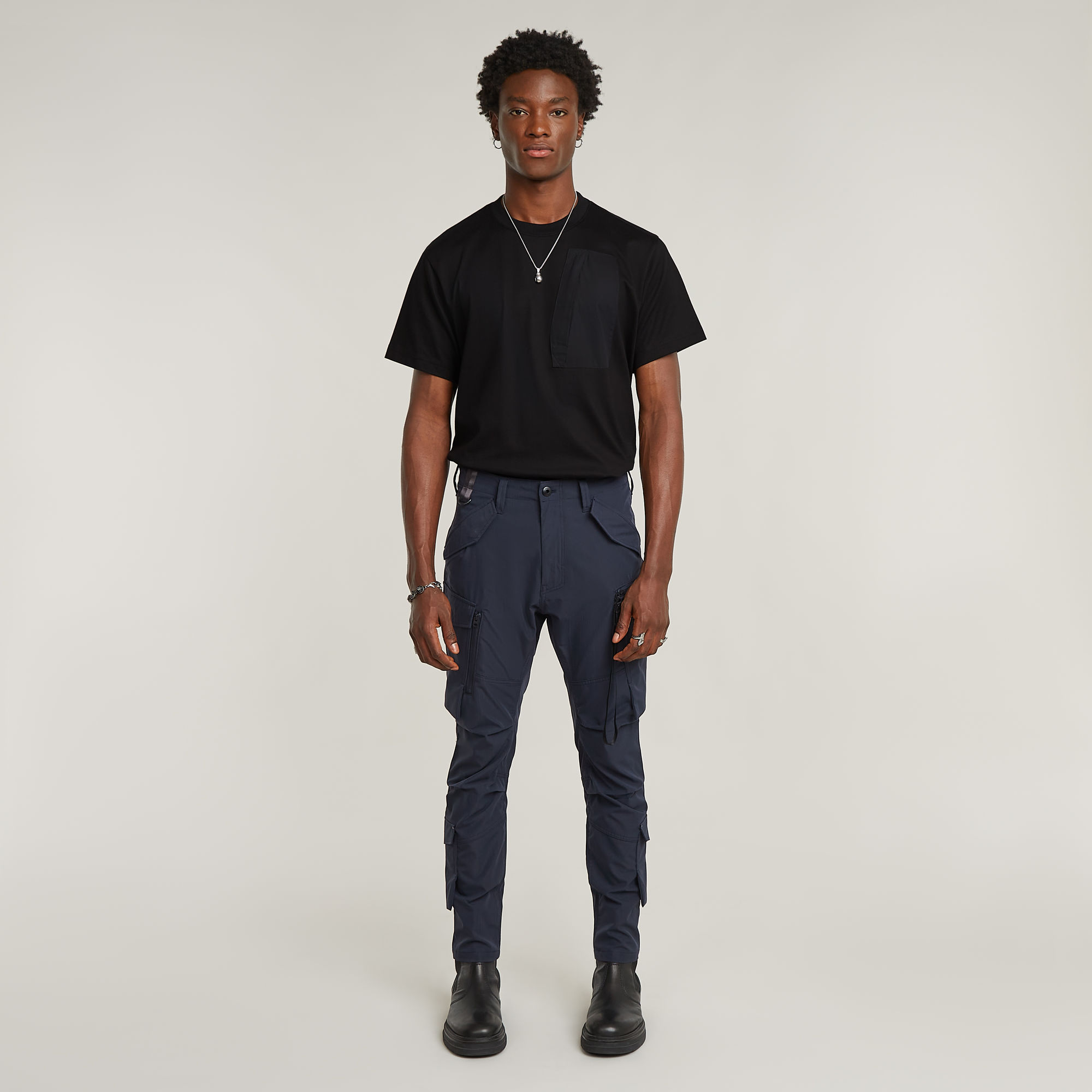 G-Star RAW Toolbox Skinny Cargobroek Donkerblauw Heren