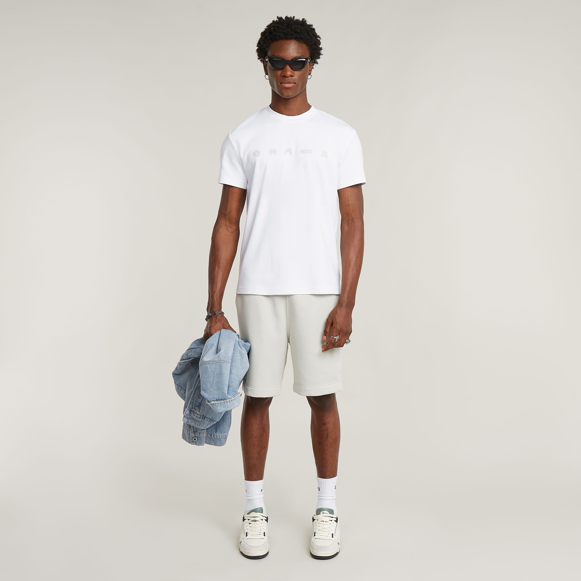 G-Star RAW Small Symbols T-Shirt Wit Heren