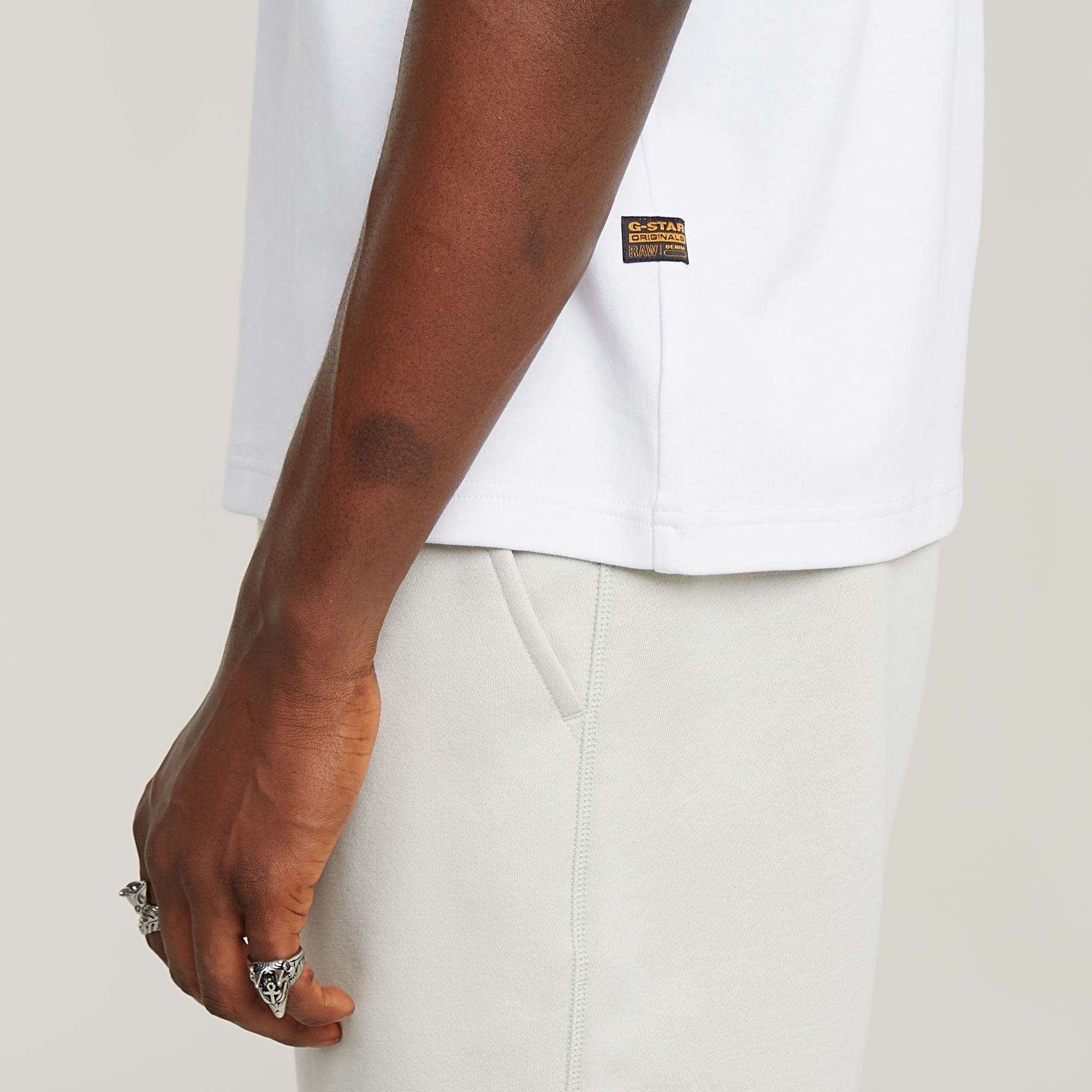 G-Star RAW Small Symbols T-Shirt Wit Heren