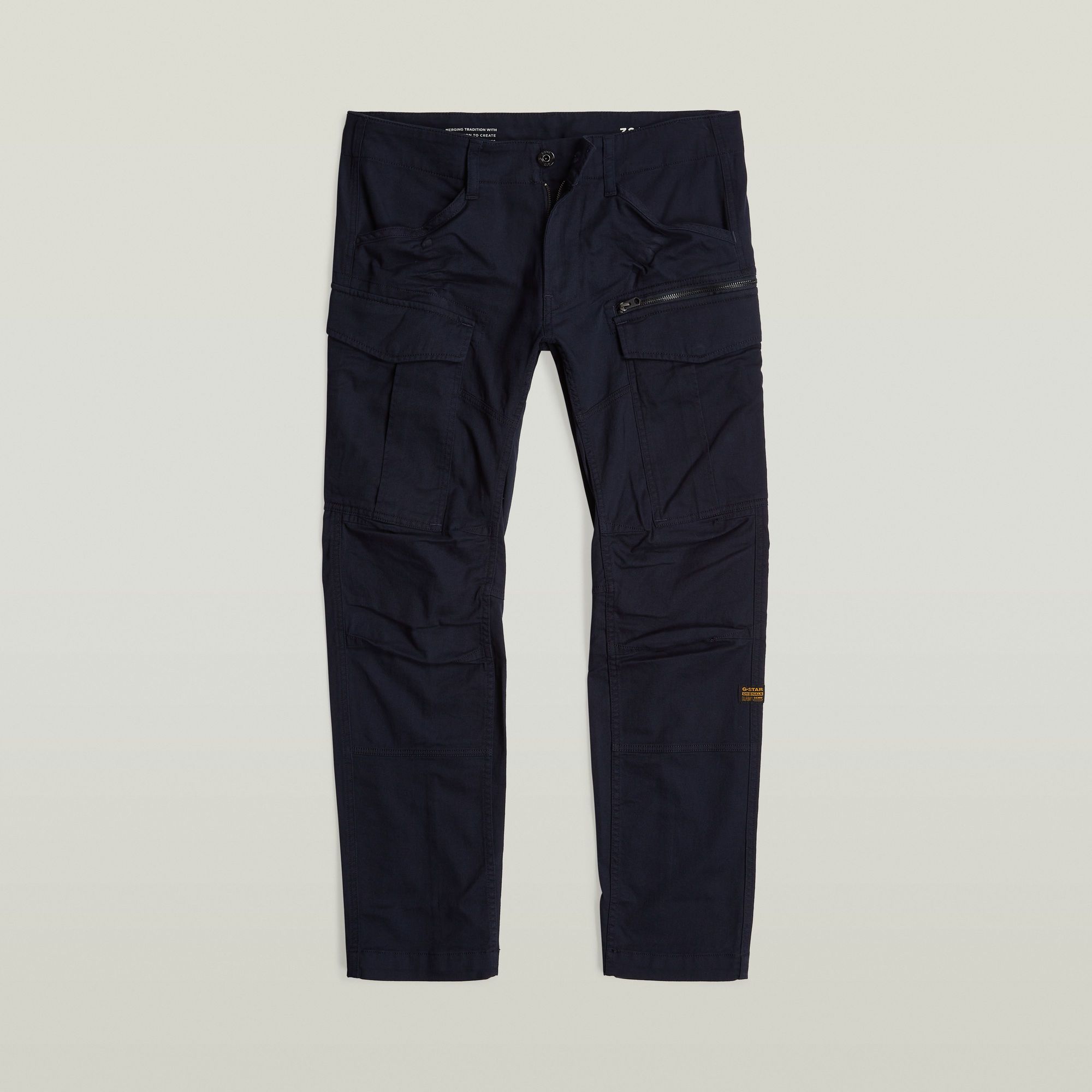 

Zip Cargo Pants 3D Tapered - Dark blue - Men