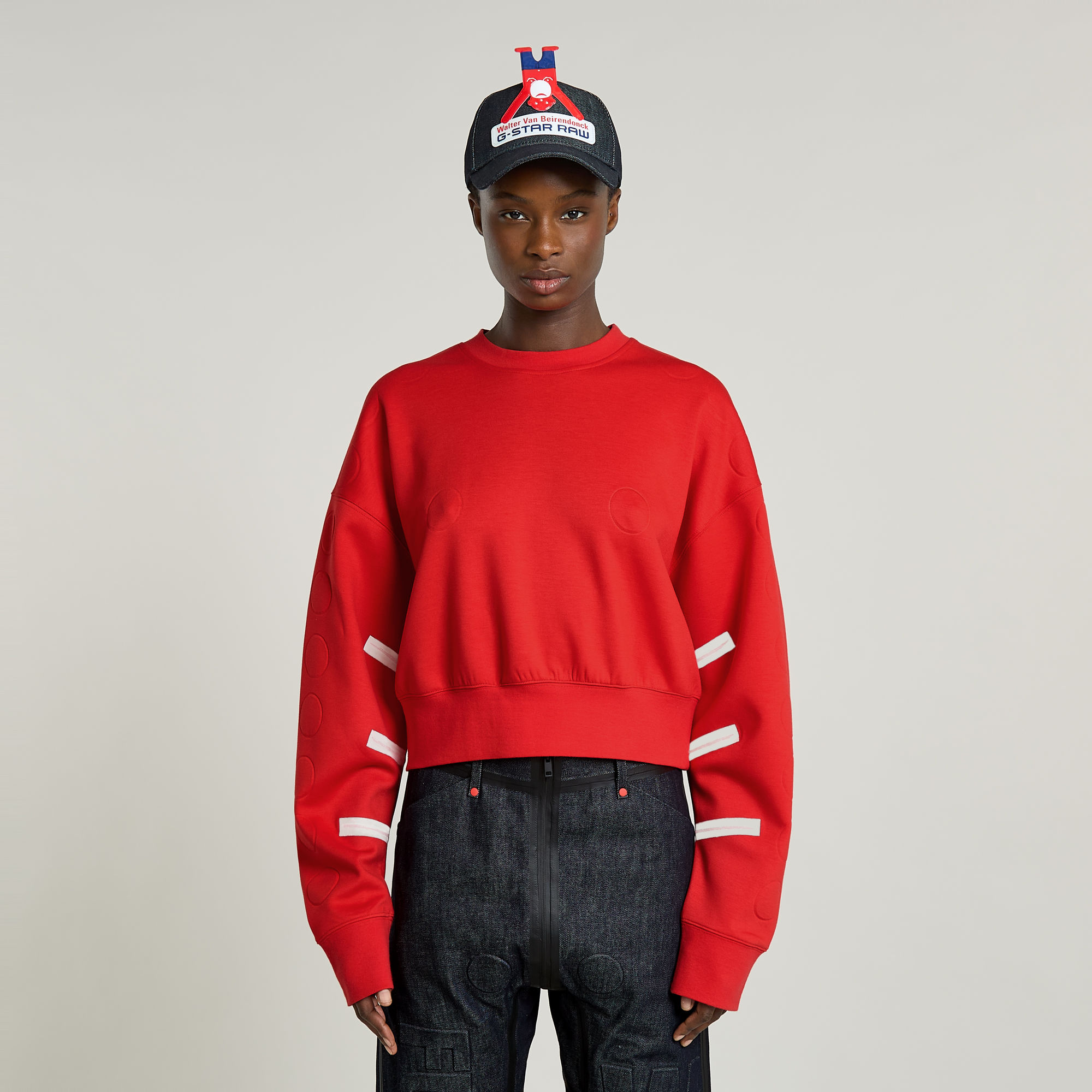 

WVB Unisex Cropped Sweatshirt - Rot - Herren