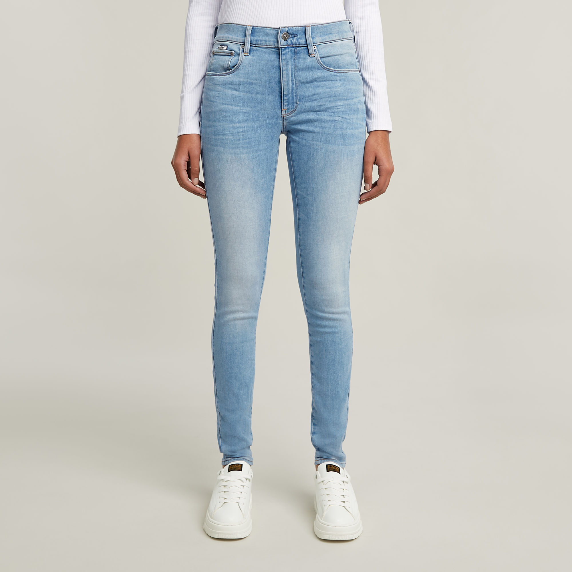 

3301 High Skinny Jeans - Light blue - Women