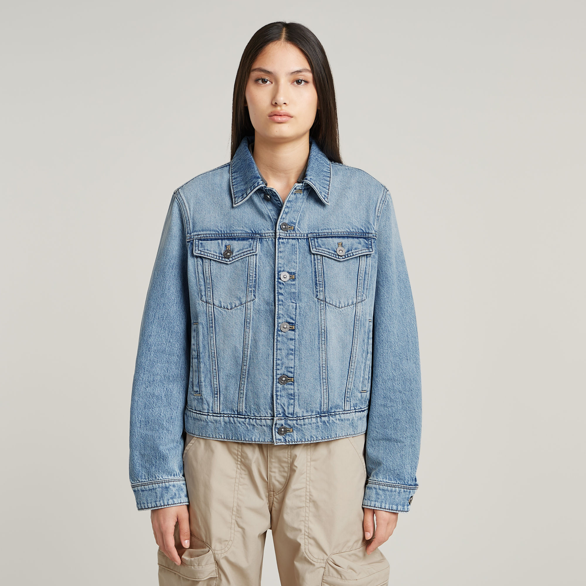 

True Denim Jacket - Light blue - Women
