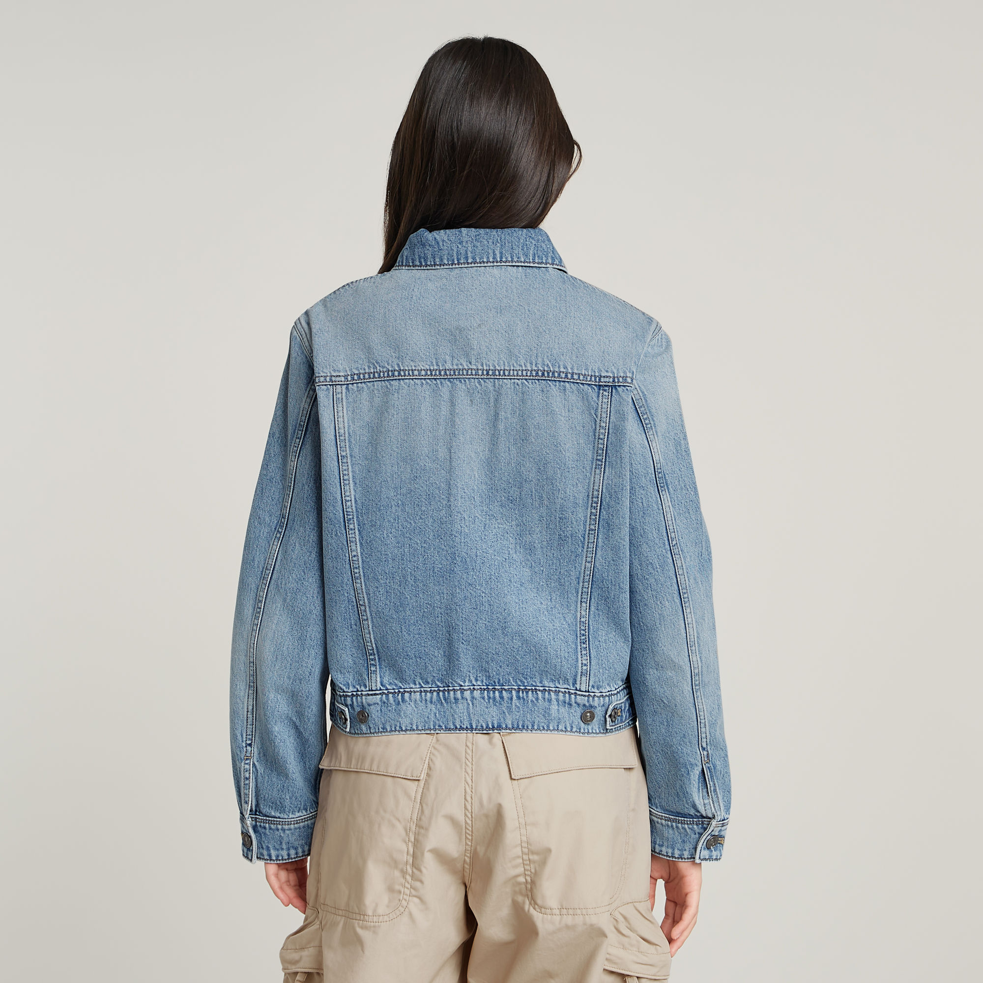 G-Star RAW True Denim Jack Lichtblauw Dames