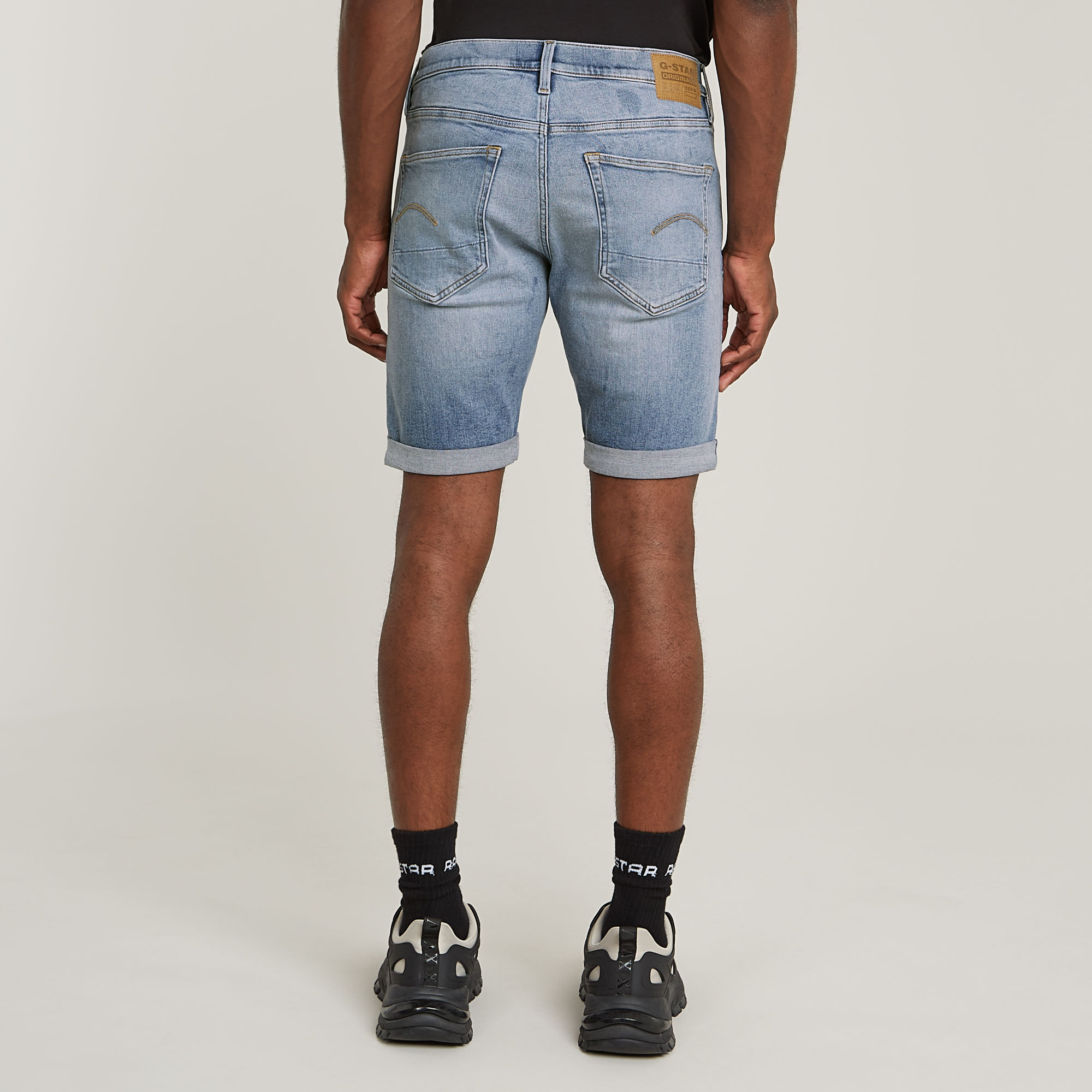 G-Star RAW 3301 Slim short Midden blauw Heren