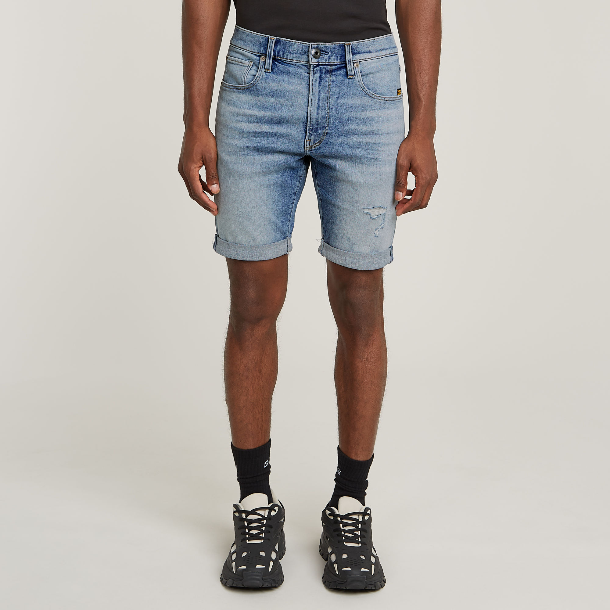 G-Star RAW 3301 Slim short - Midden blauw - Heren