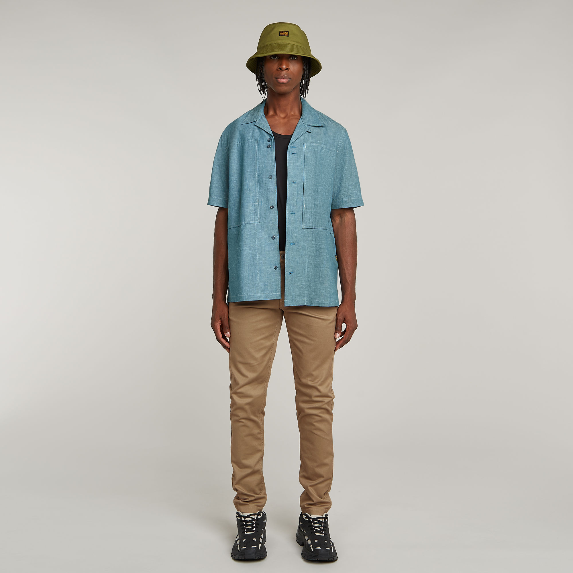 Thumbnail - Workwear Resort Regular Shirt - Mehrfarbig - Herren