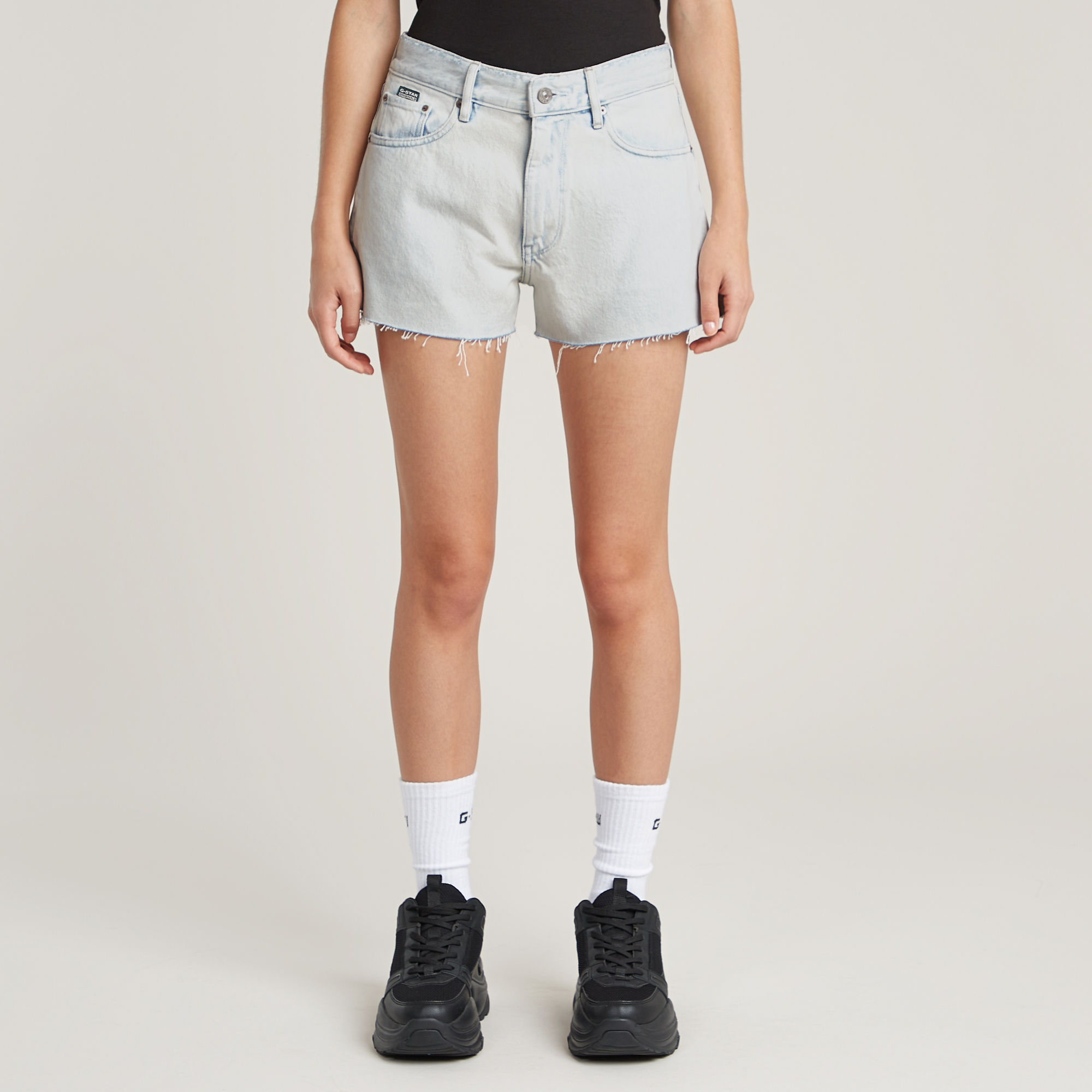 

True Shorts Raw Edge - Light blue - Women