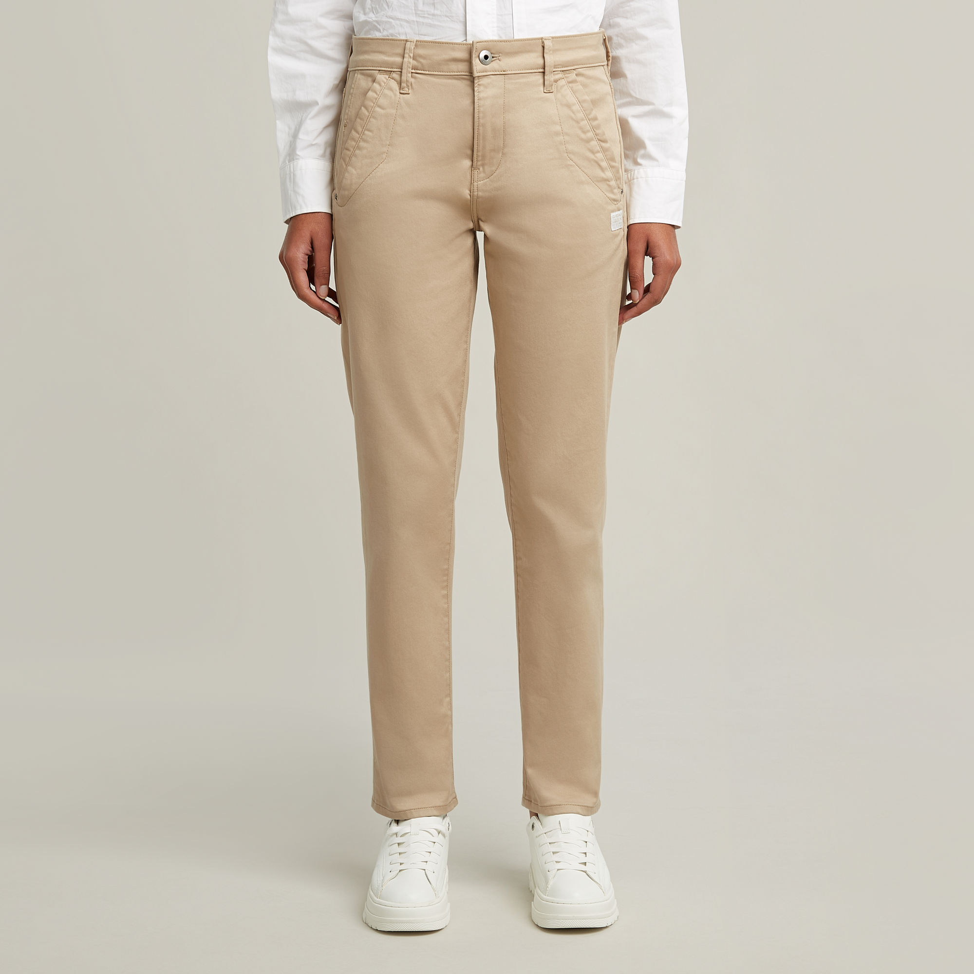 G-Star RAW Kate Boyfriend Broek - Beige - Dames