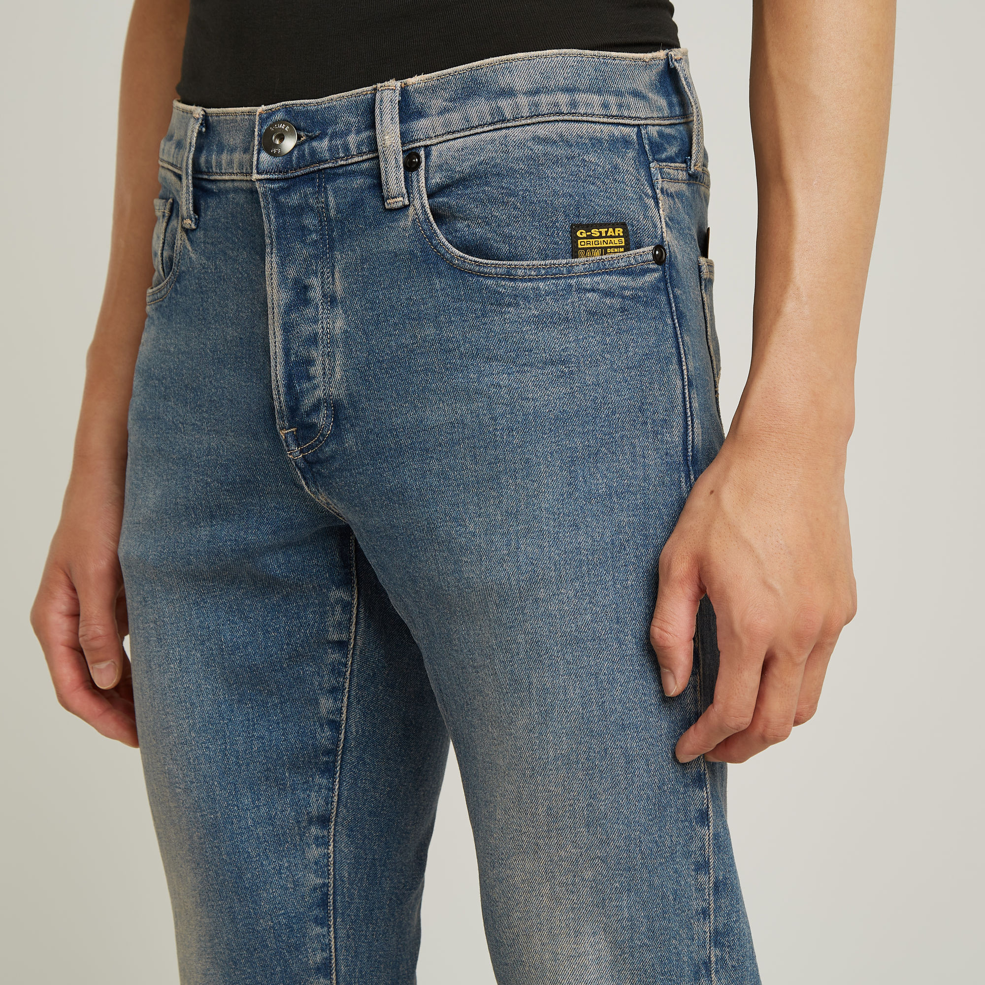 G-Star RAW 3301 Slim Jeans Midden blauw Heren