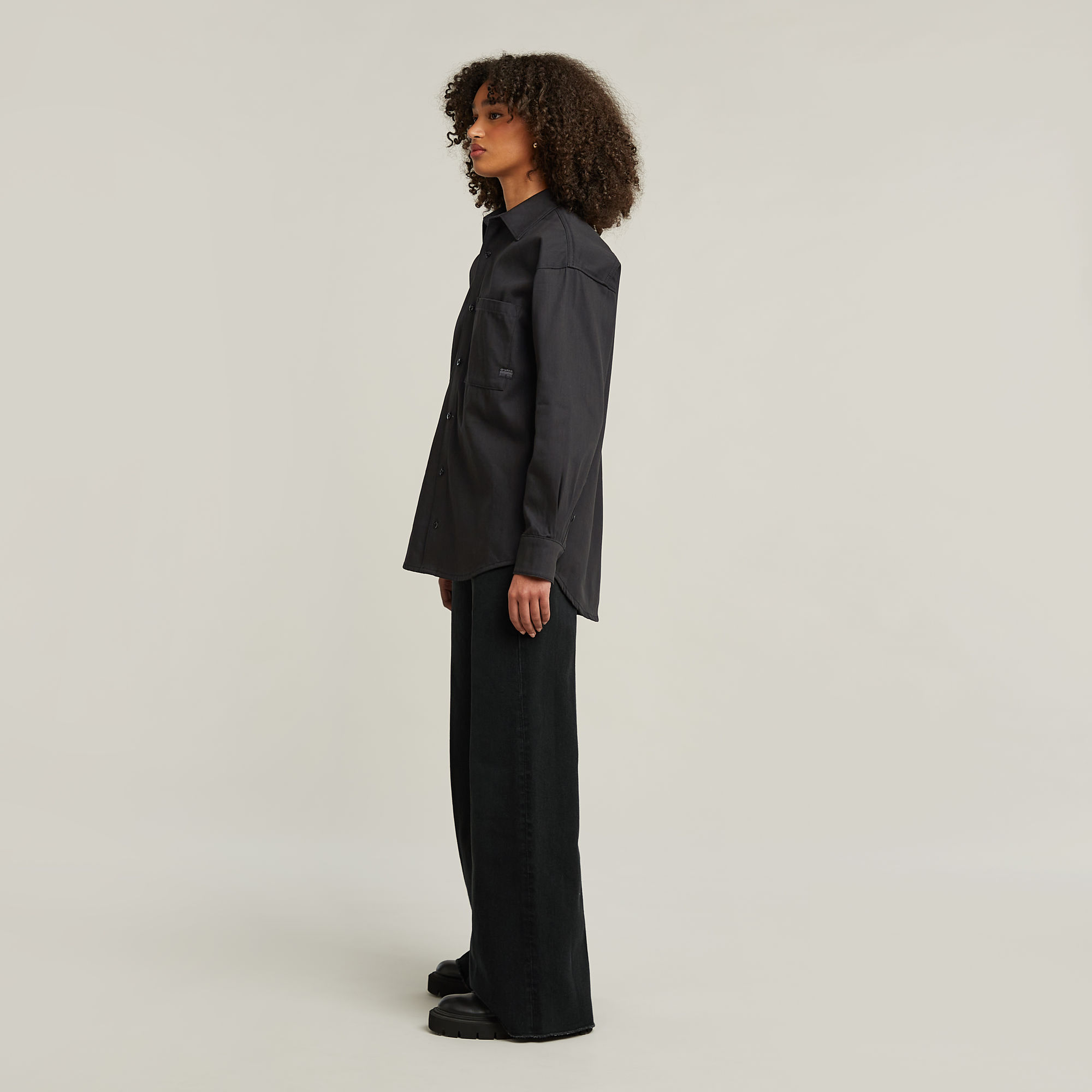G-Star RAW Relaxed Overshirt Donkerblauw Dames