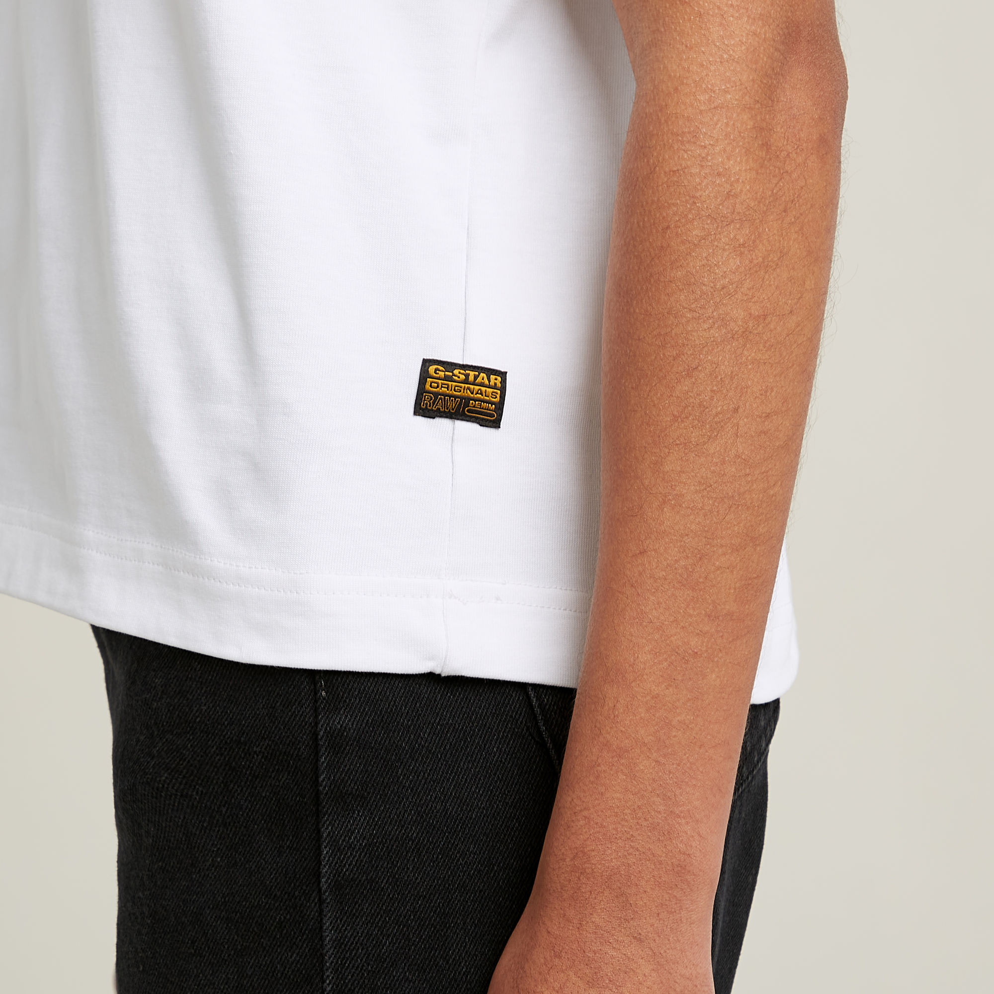 G-Star RAW Heavy Weight Regular Top Wit Dames