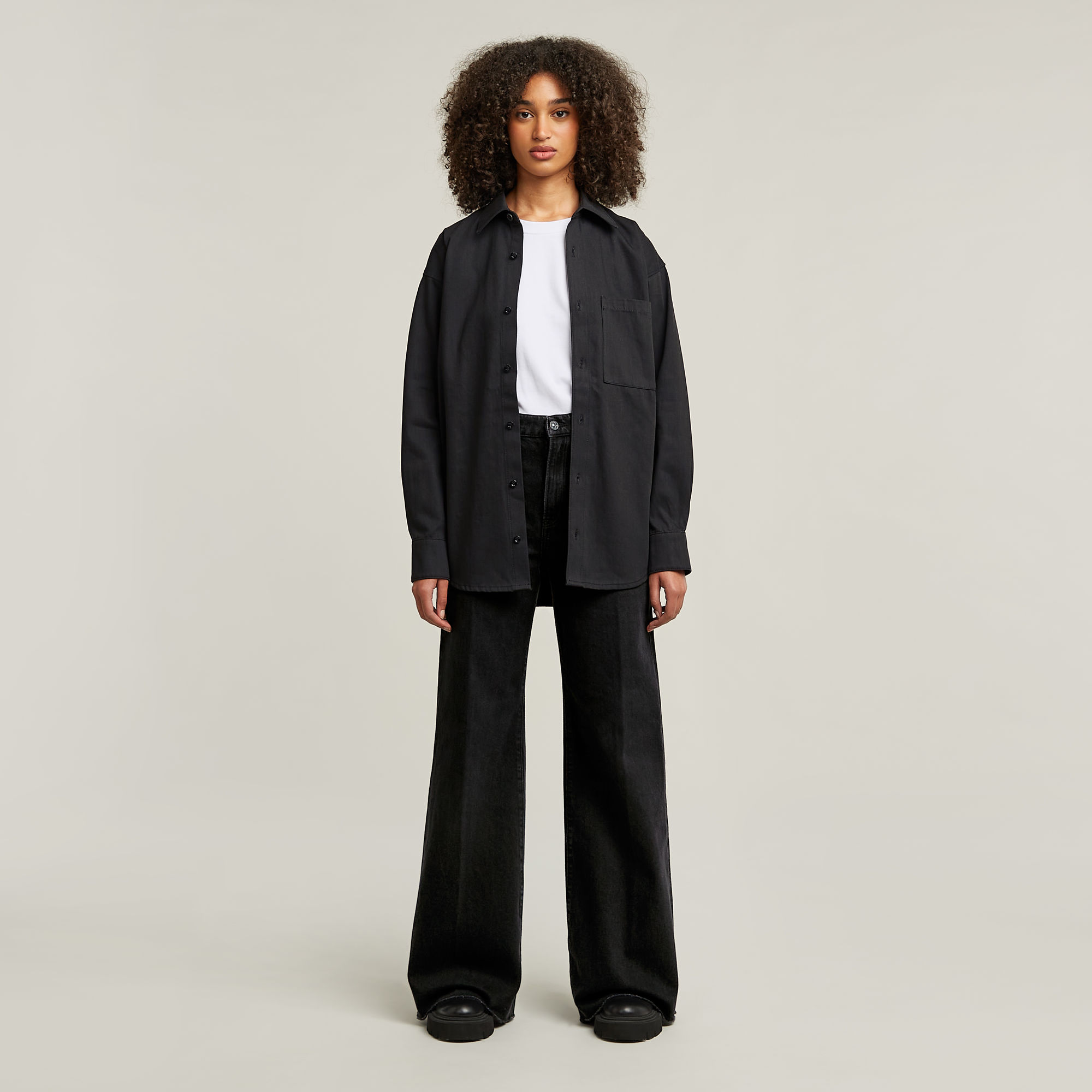 G-Star RAW Heavy Weight Regular Top Wit Dames