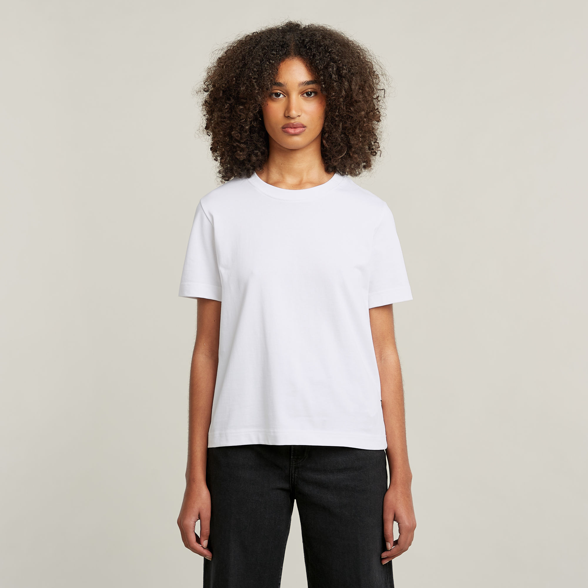 G-Star RAW Heavy Weight Regular Top Wit Dames