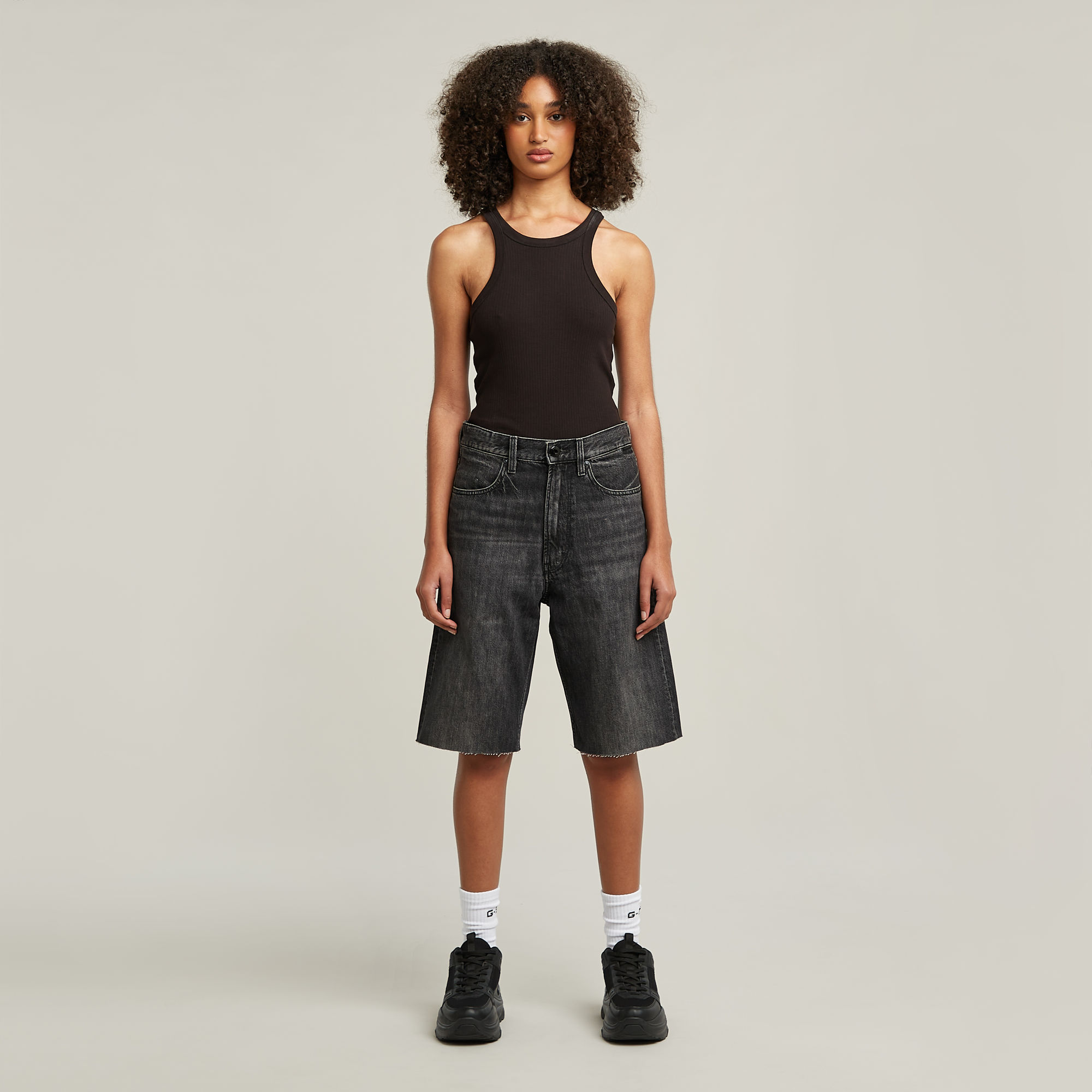 G-Star RAW Type 96 Loose Short Grijs Dames