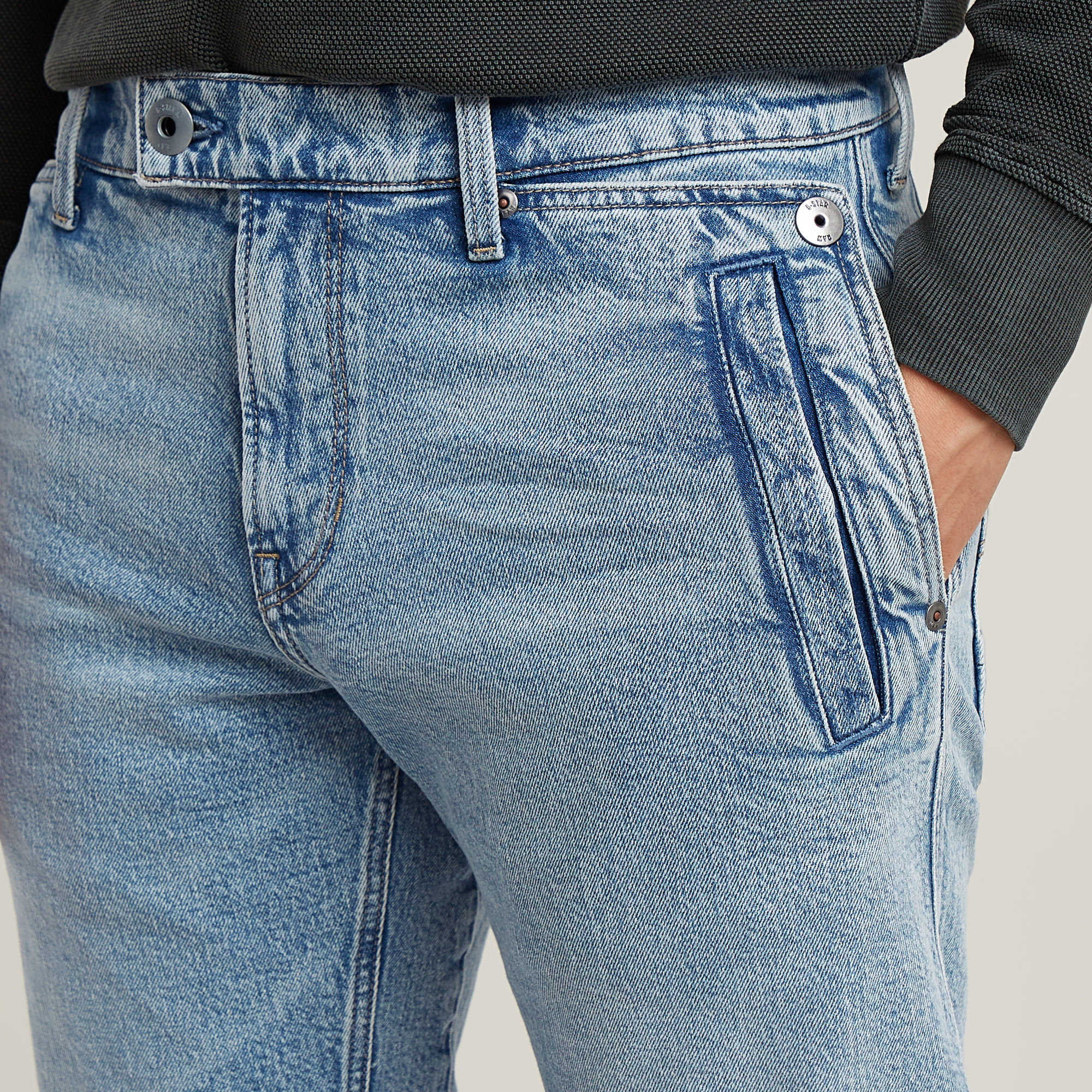 G-Star RAW Vent 3D Slim Jeans Lichtblauw Heren