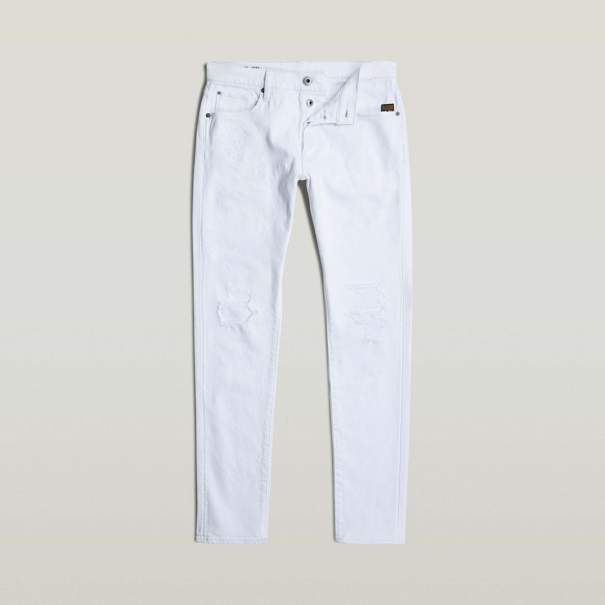 G-Star RAW 3301 Slim Jeans Wit Heren