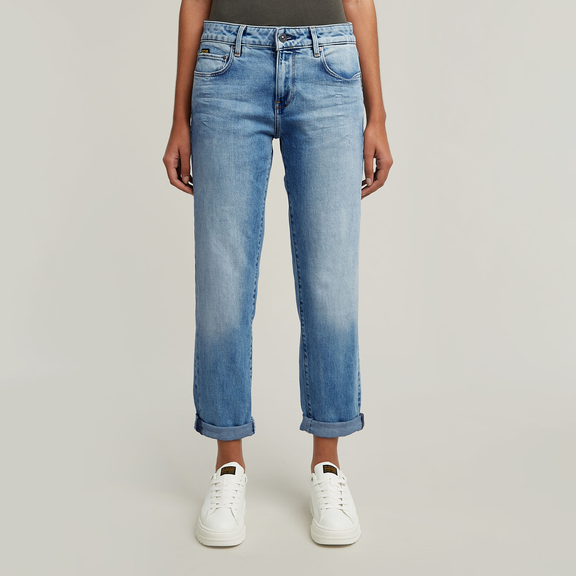 

Kate Boyfriend Jeans - Midden blauw - Dames