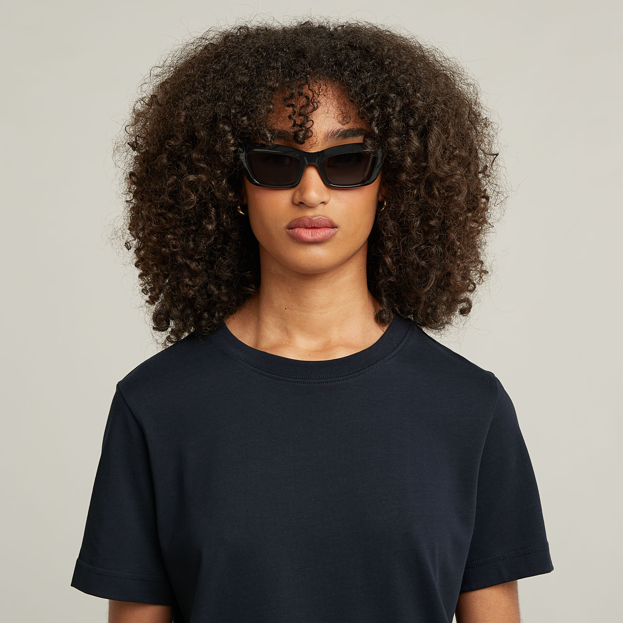 G-Star RAW Heavy Weight Regular Top Donkerblauw Dames