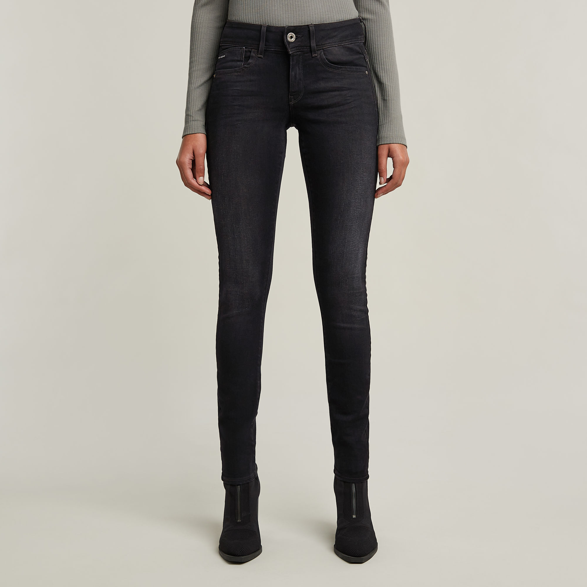 

Lynn Skinny Jeans - Black - Women