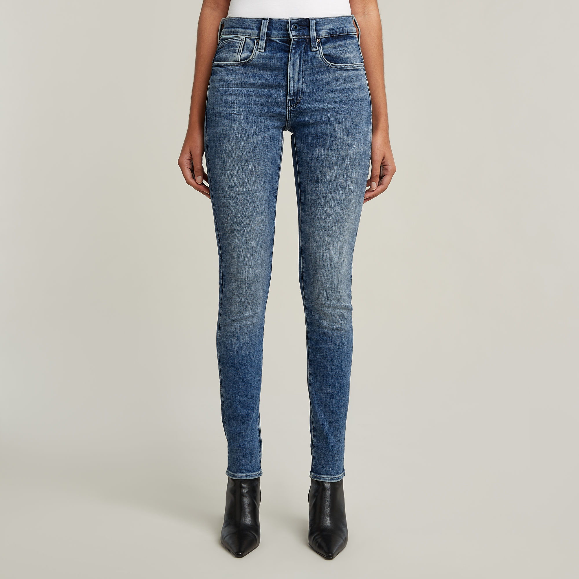 

Lhana Skinny Jeans - Midden blauw - Dames