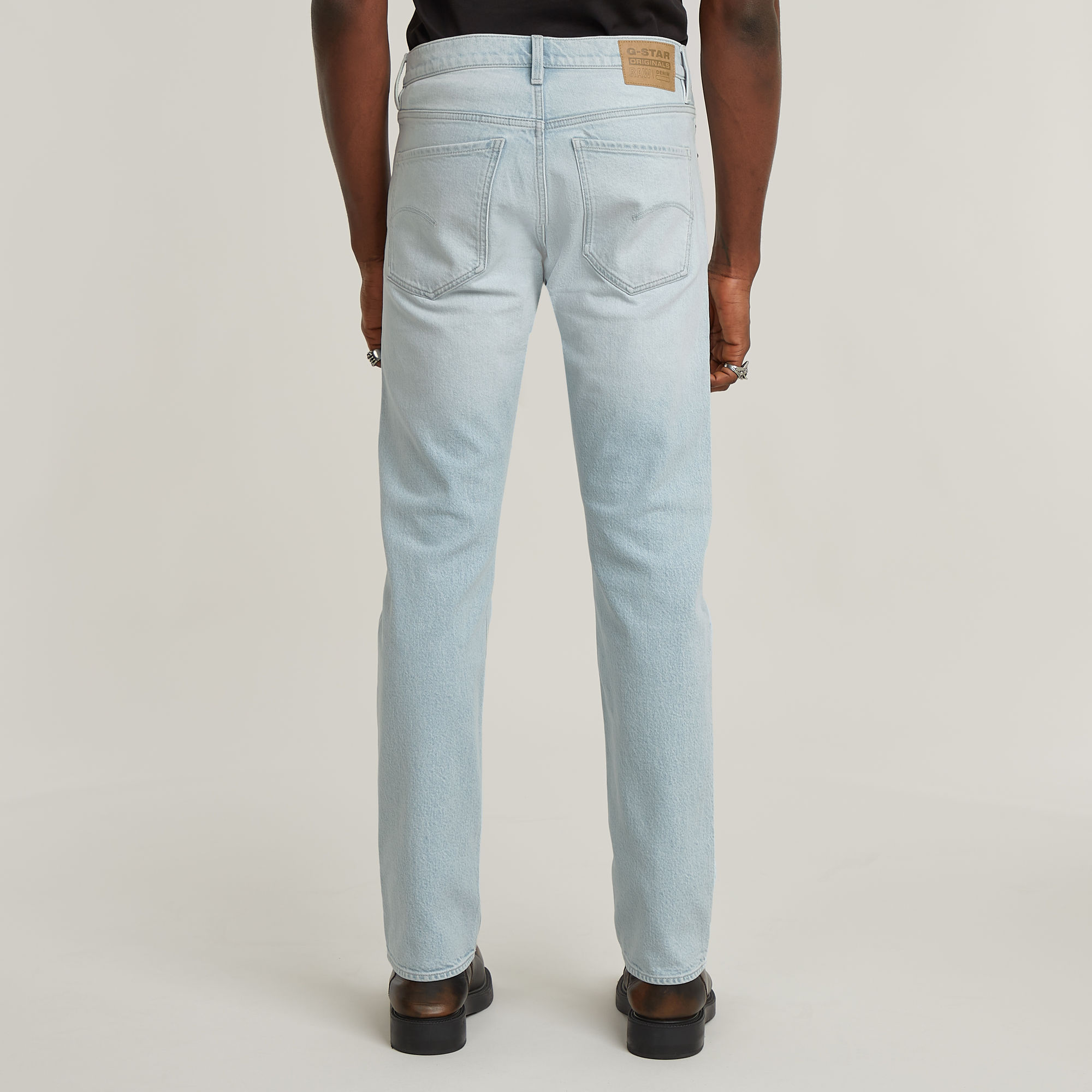 G-Star RAW Mosa Straight Jeans Lichtblauw Heren