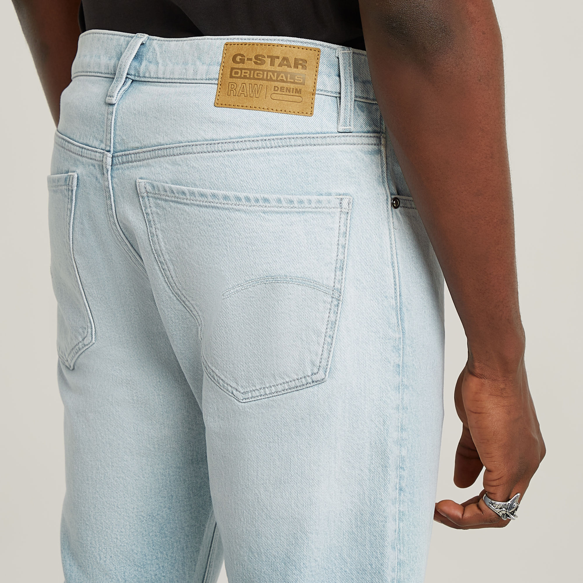G-Star RAW Mosa Straight Jeans Lichtblauw Heren