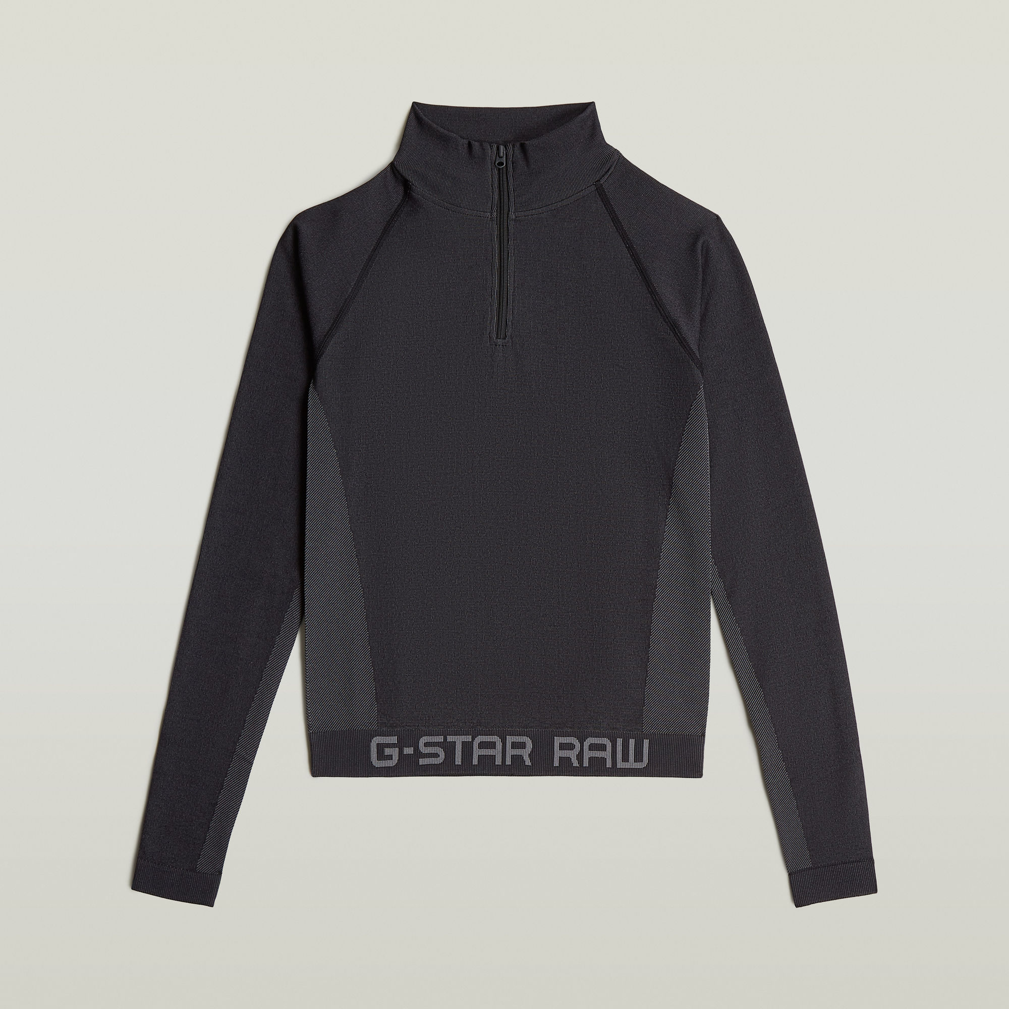 G-Star RAW Seamless Zip Top Zwart Dames