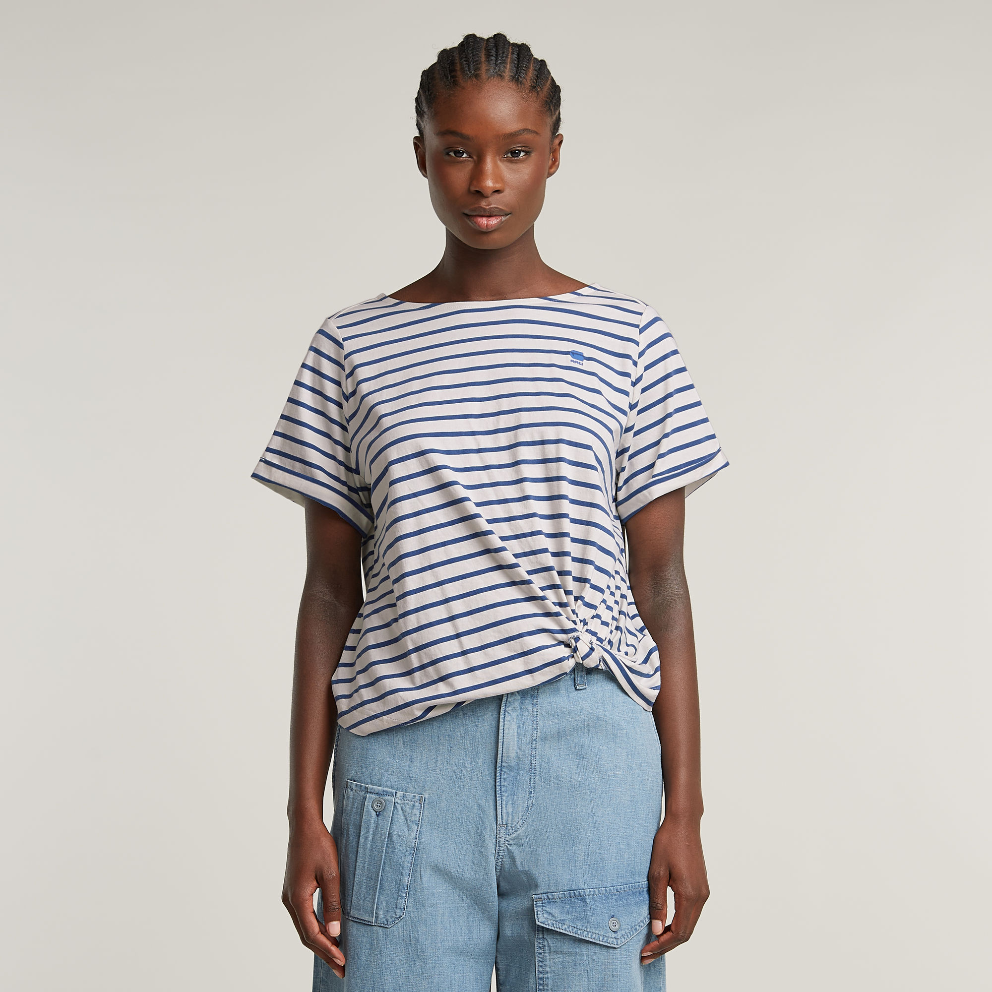 

Striped Knot Top - Multi color - Women