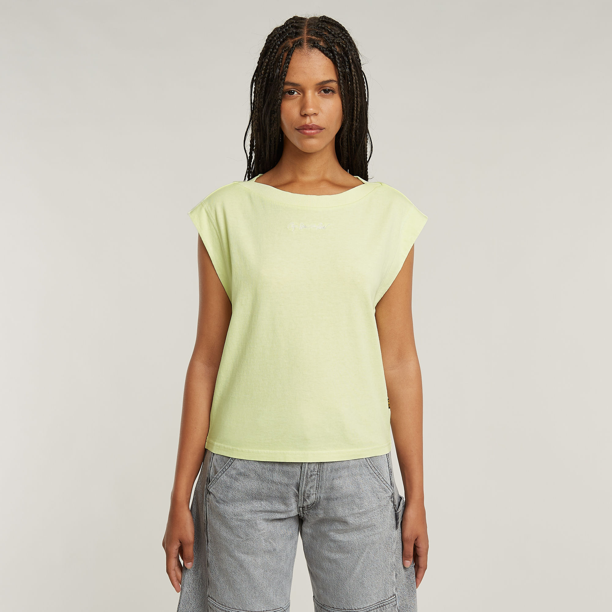 

Mini G-Script Logo T-Shirt - Green - Women