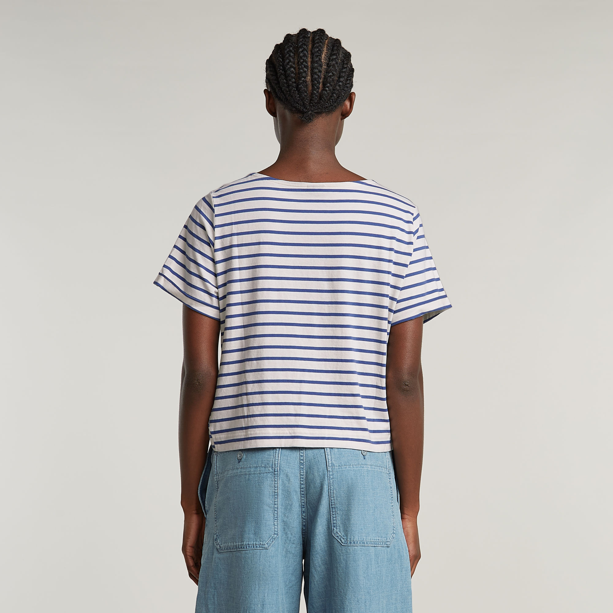 G-Star RAW Striped Knot Top Meerkleurig Dames
