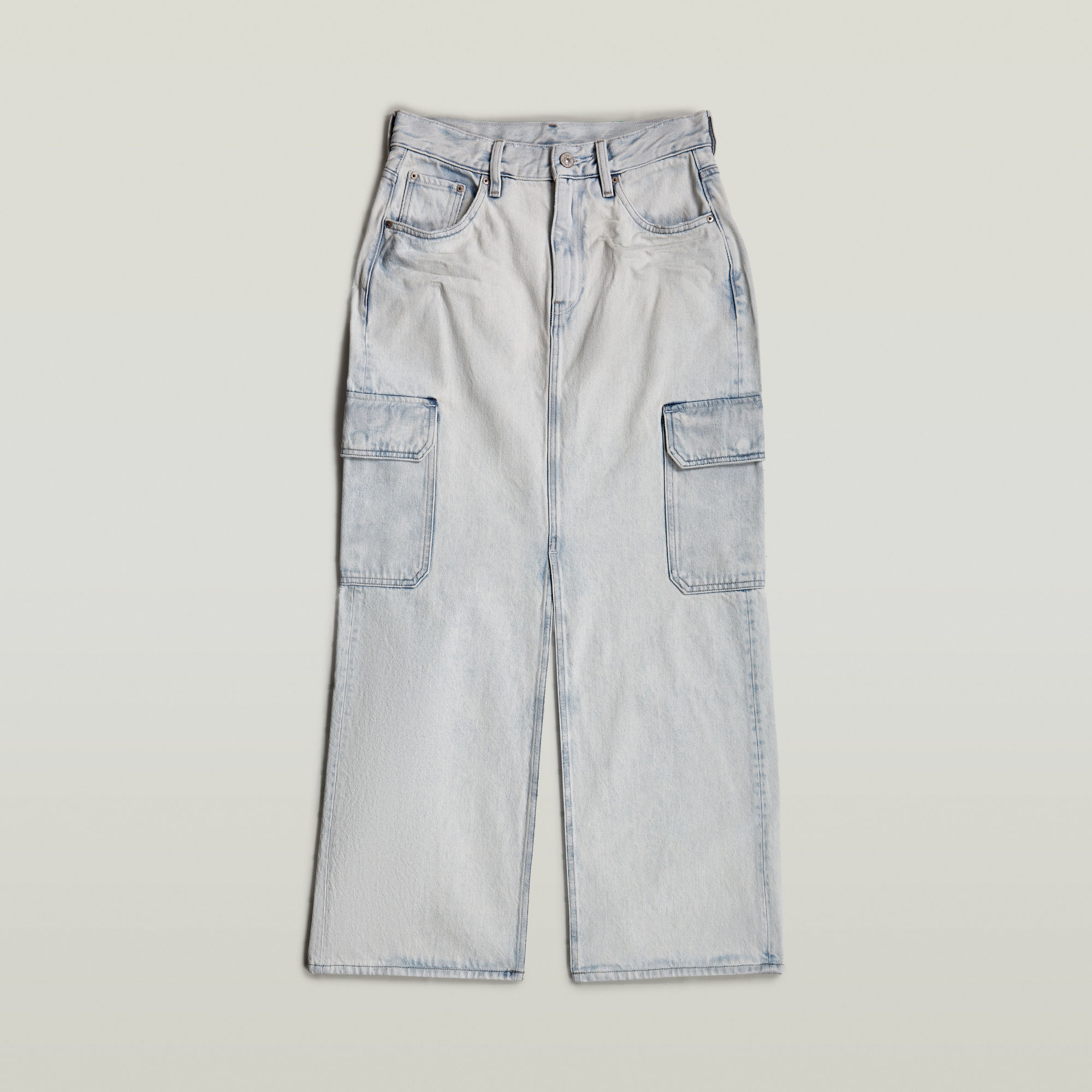 G-Star RAW Viktoria Long Cargo Rok Lichtblauw Dames