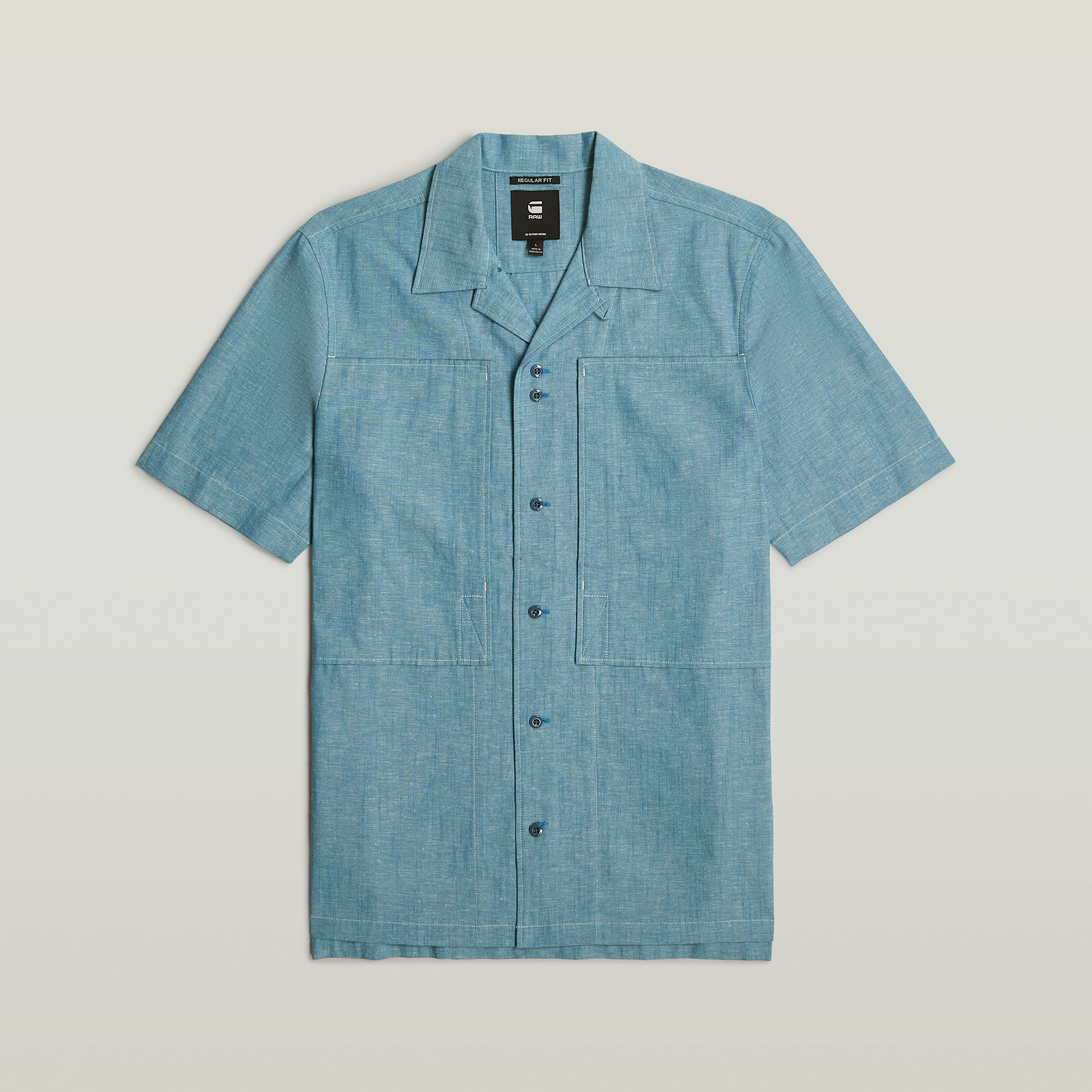 Thumbnail - Workwear Resort Regular Shirt - Mehrfarbig - Herren