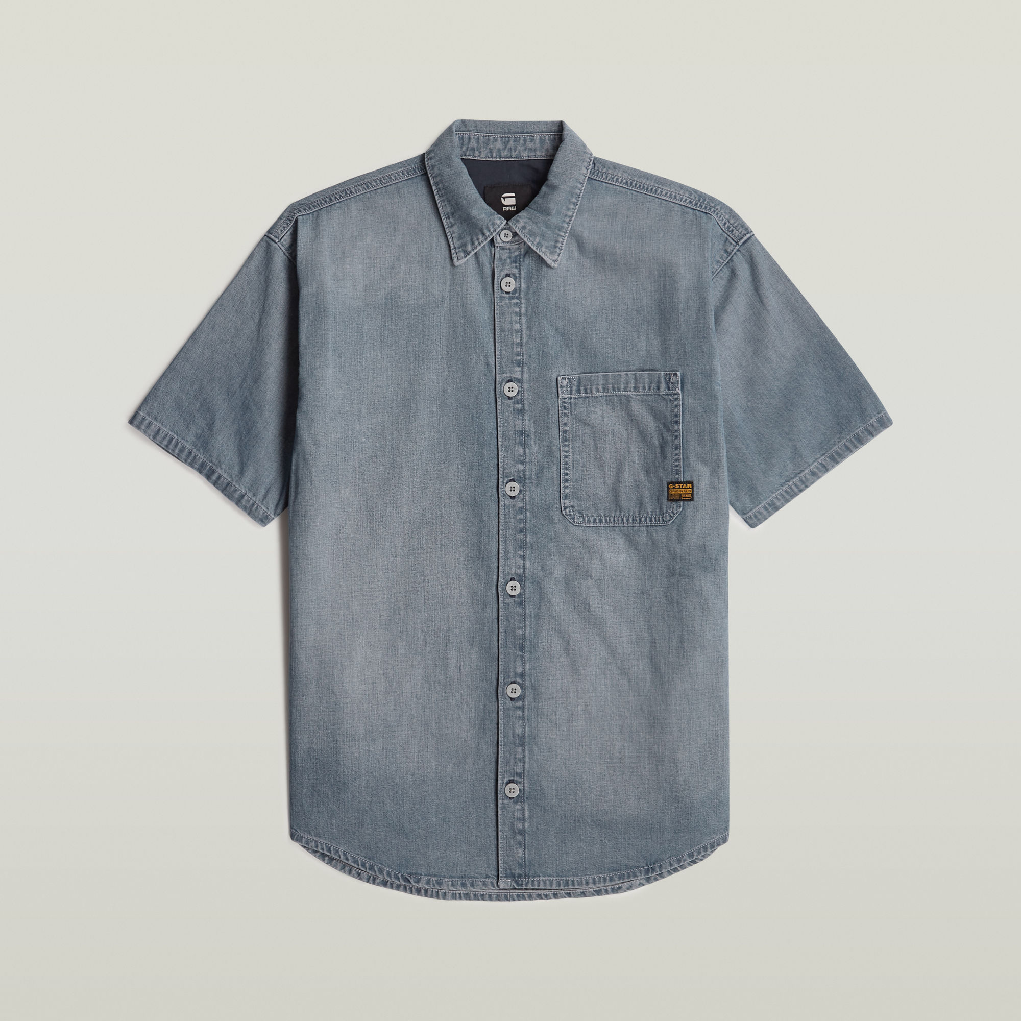 G-Star RAW Relaxed Shirt Midden blauw Dames