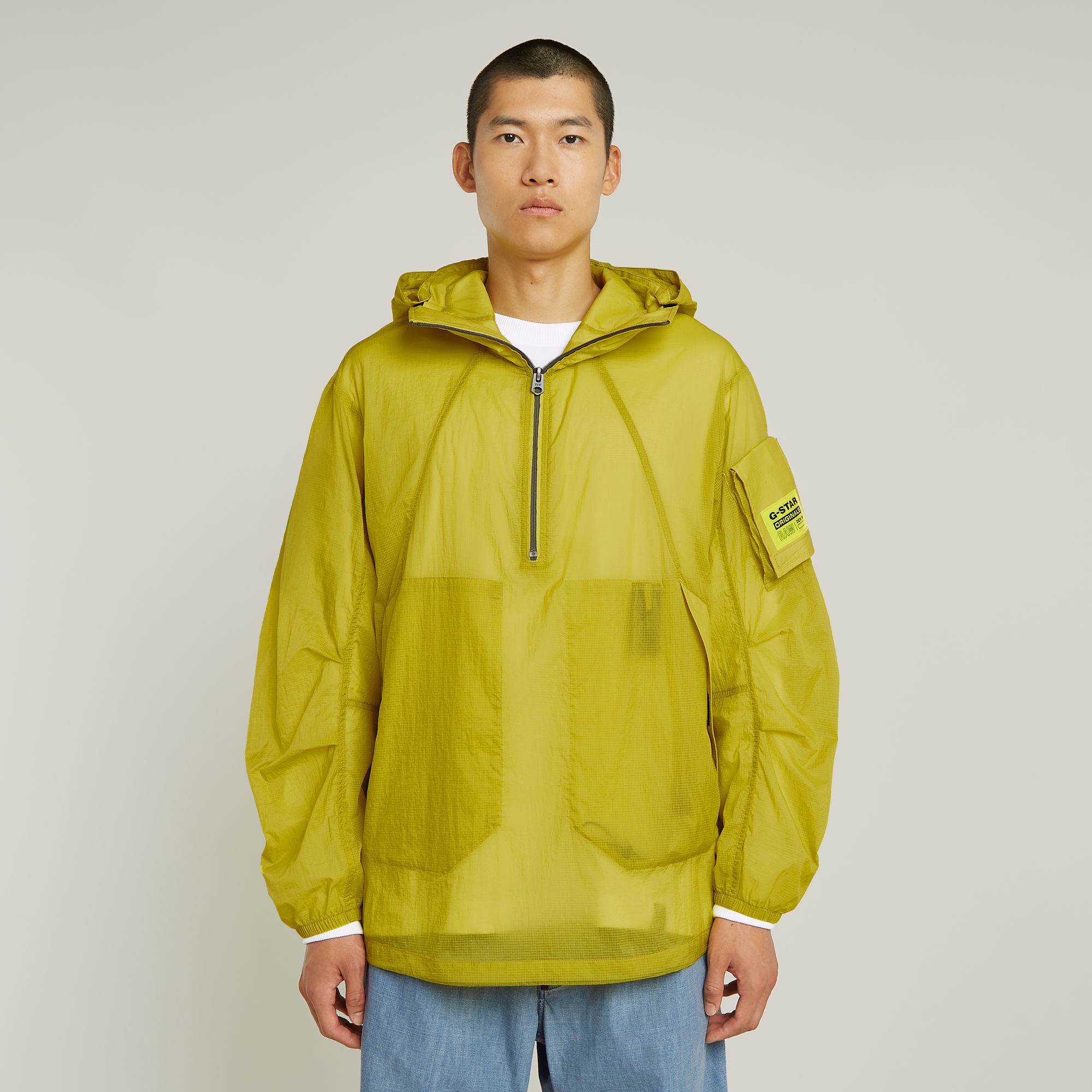 

Lightweight Packable Anorak - Green - Men