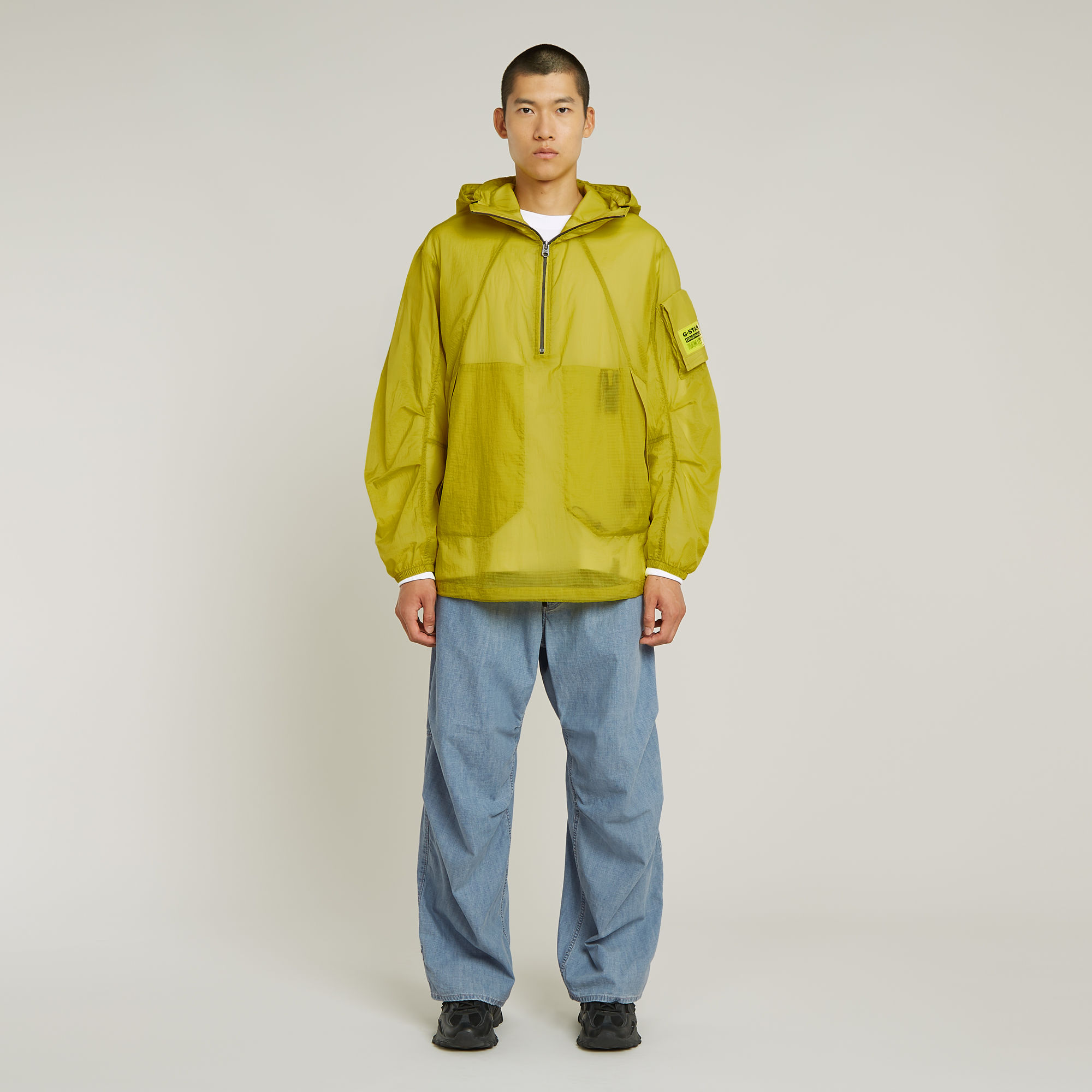 G-Star RAW Lightweight Packable Anorak Groen Heren