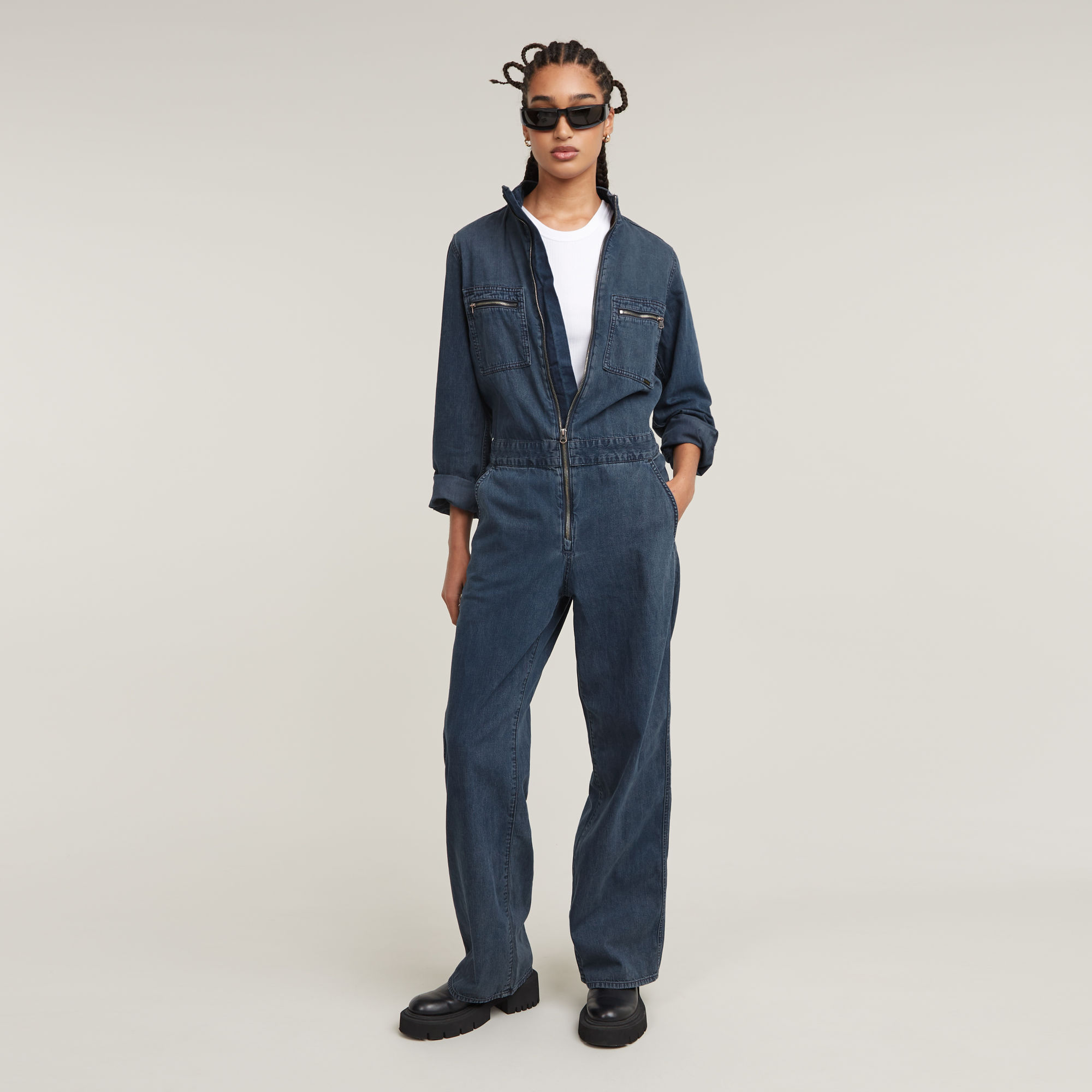 

Mechanics Coverall - Dark blue - Women